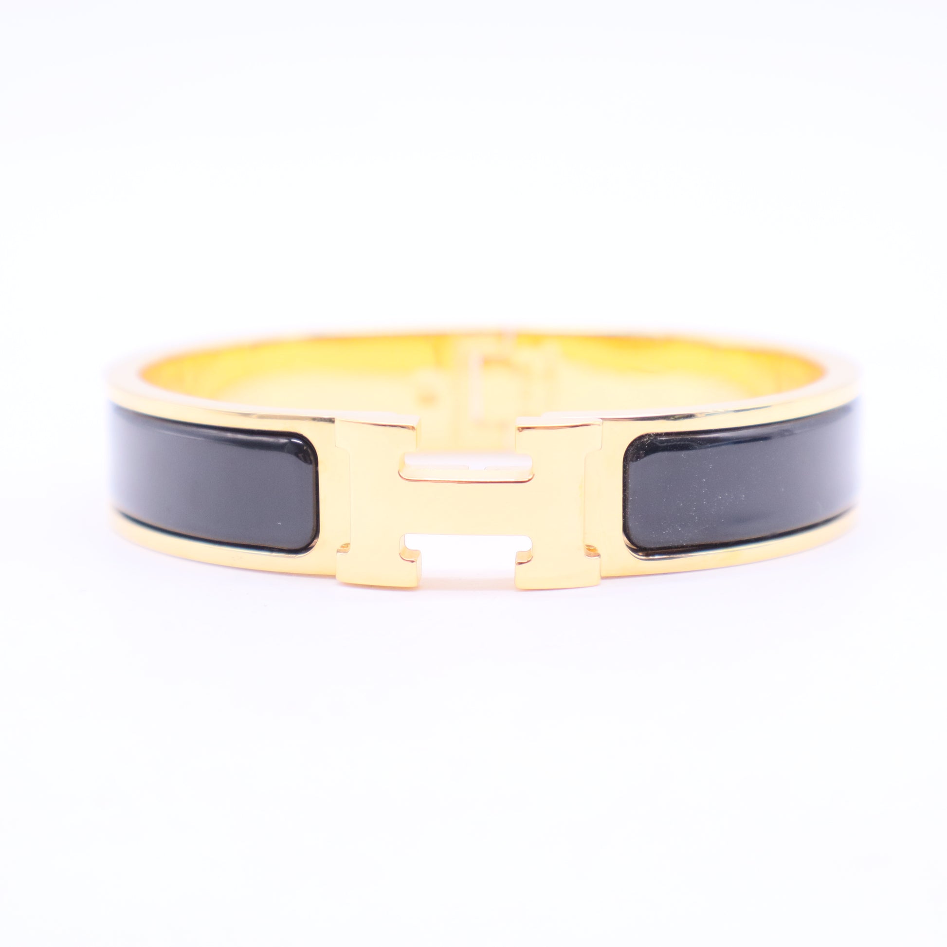 Enamel Clic H Bangle Bracelet W11334