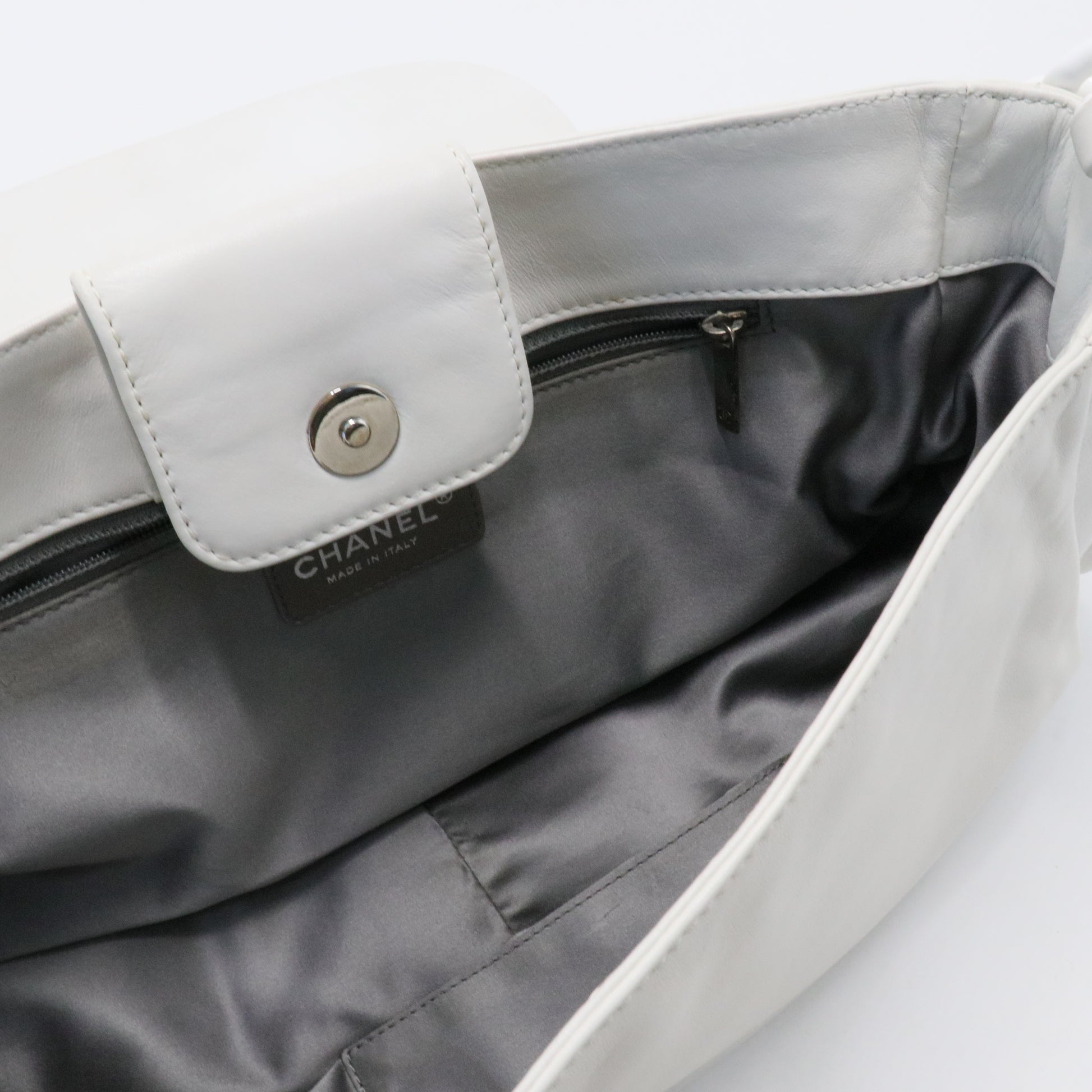 Calfskin Modern Chain Rhodoid Flap