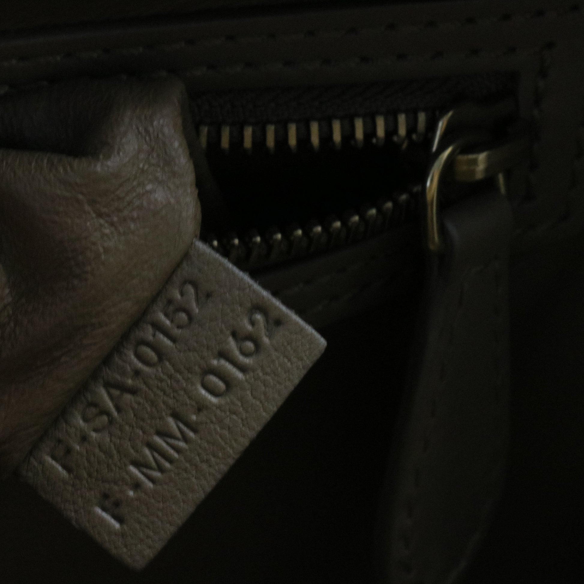 Luggage Bag Grainy Leather Mini