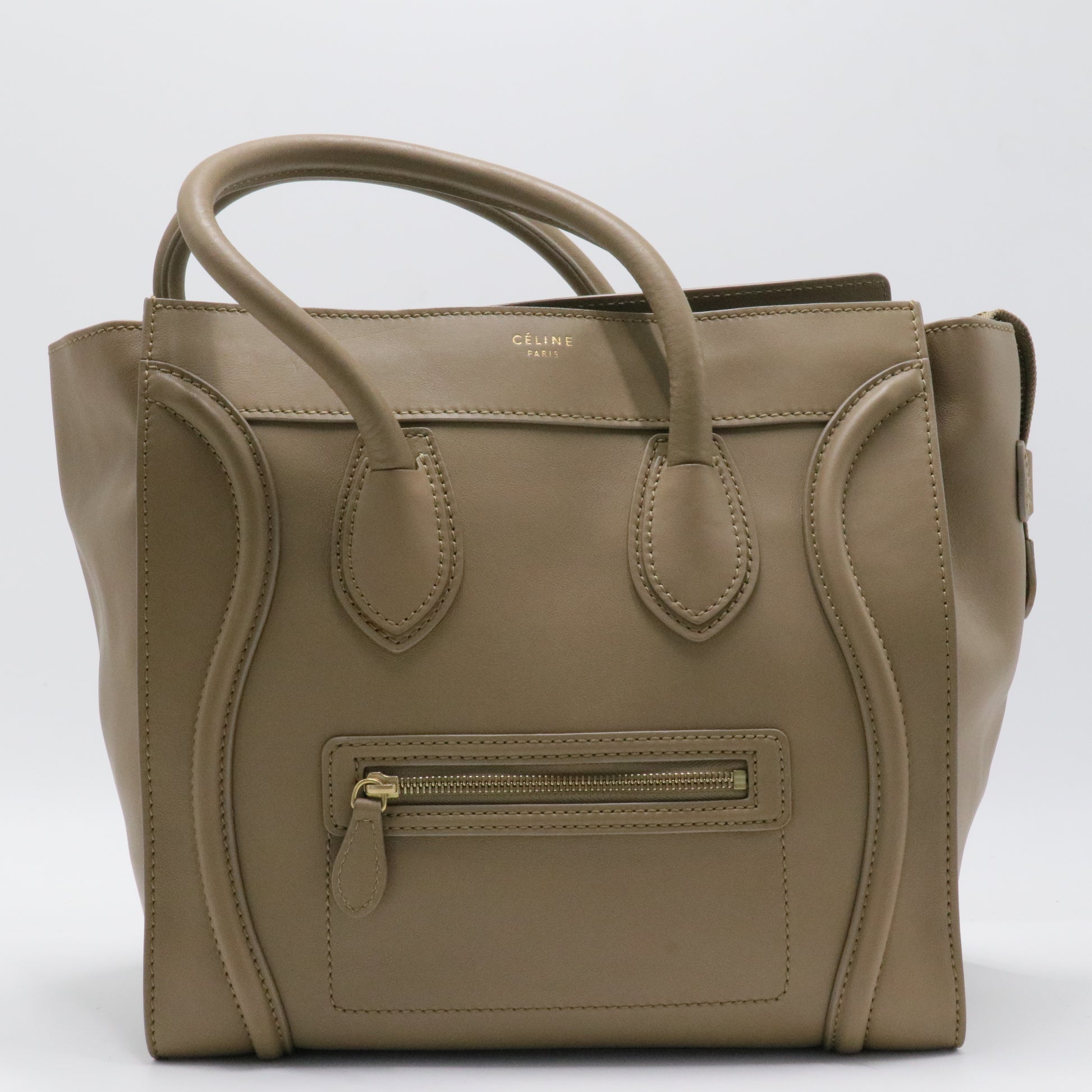 Luggage Bag Grainy Leather Mini