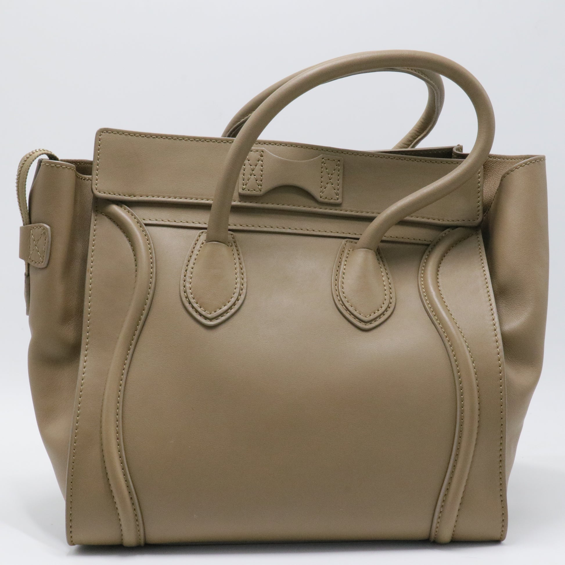 Luggage Bag Grainy Leather Mini
