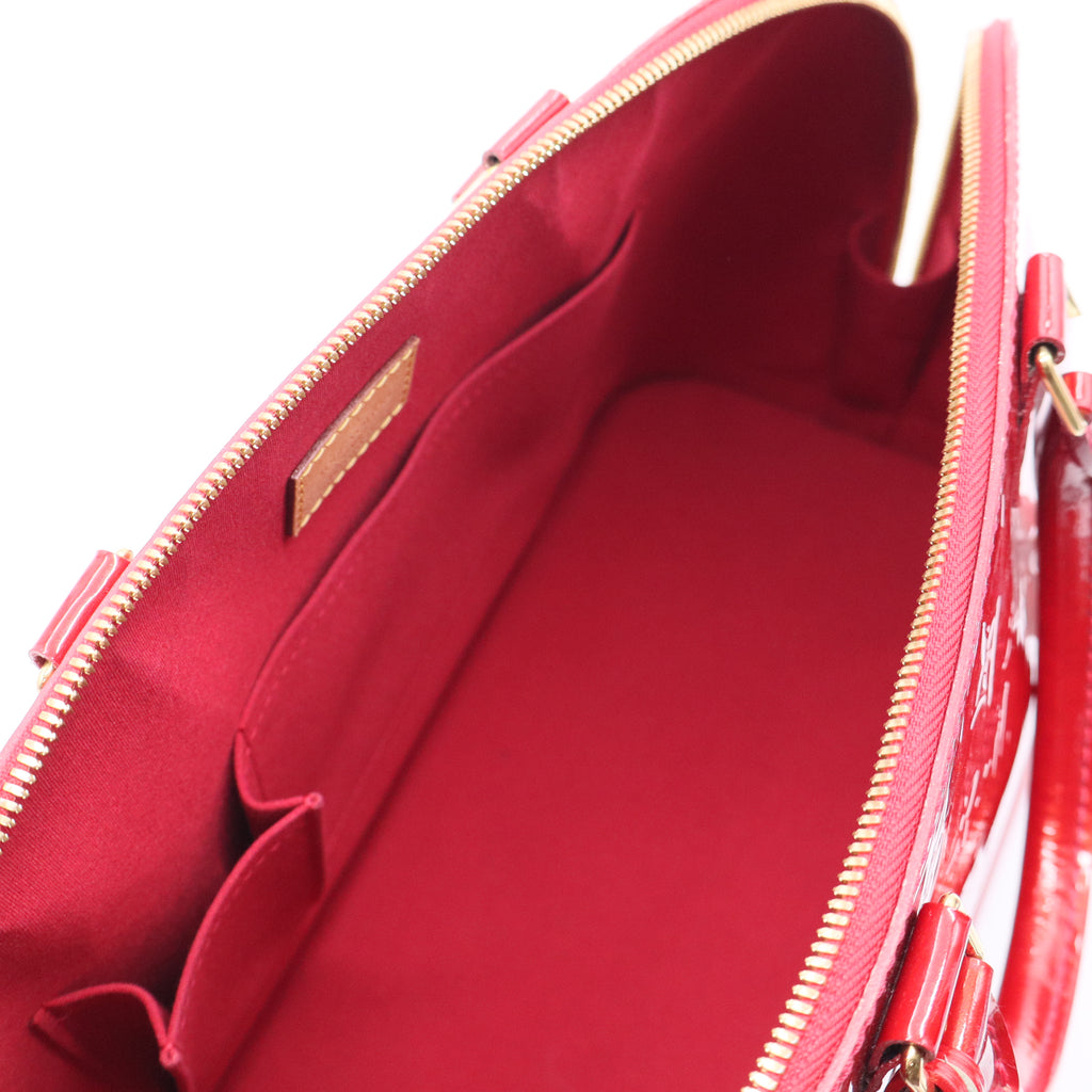 Alma Handbag Monogram Vernis GM Twins B20472