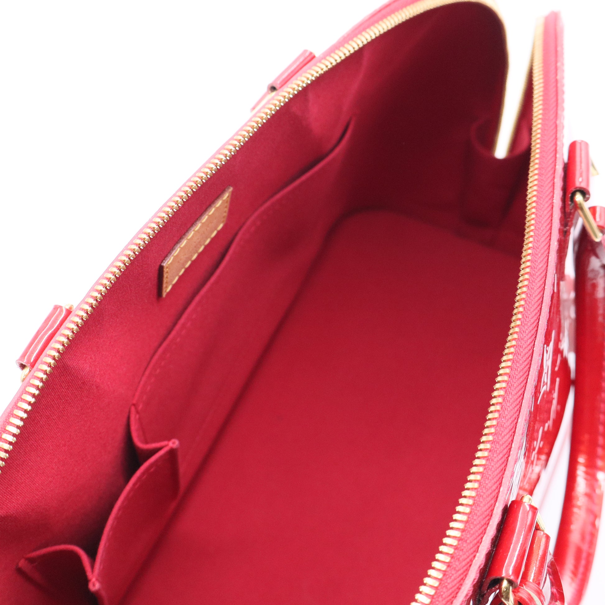 Alma Handbag Monogram Vernis GM Twins B20472