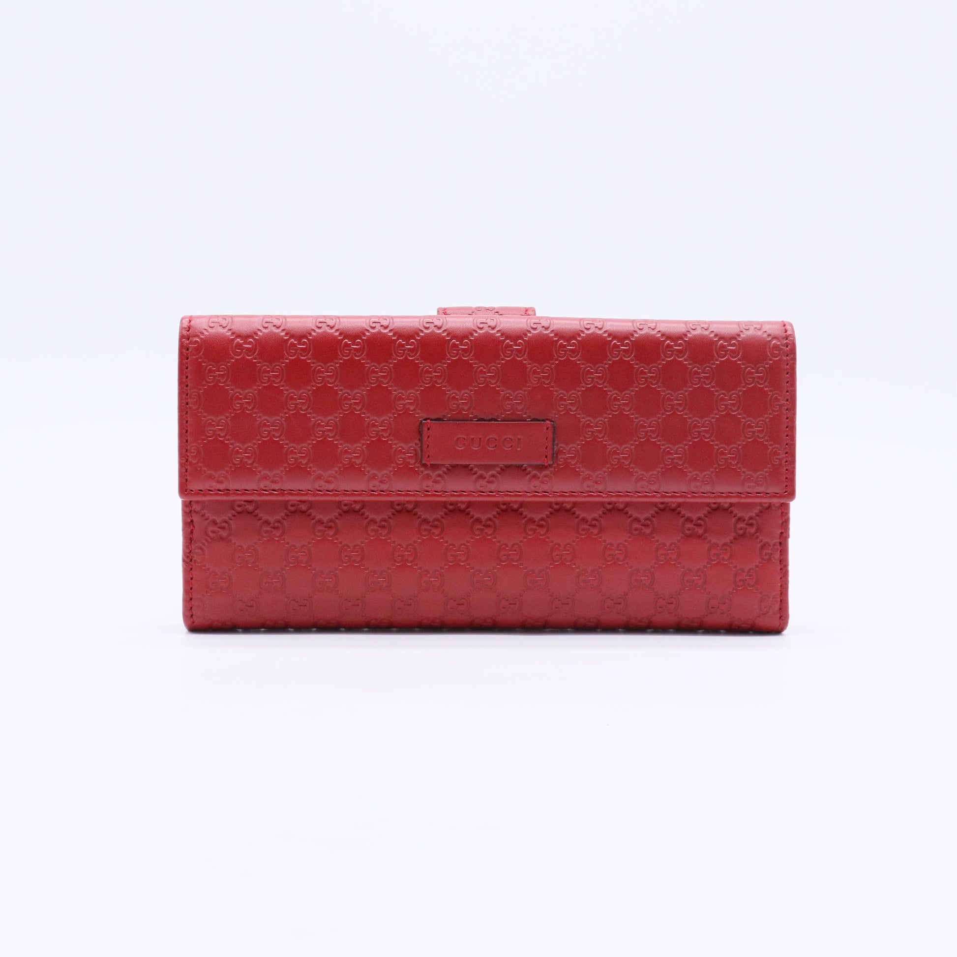GG Microguccissima Leather Continental Flap Wallet W20860