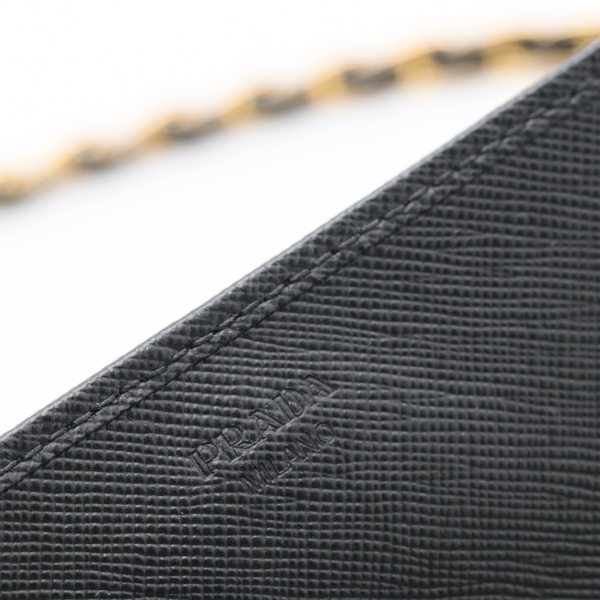 Black Saffiano Metal Leather Continental Wallet