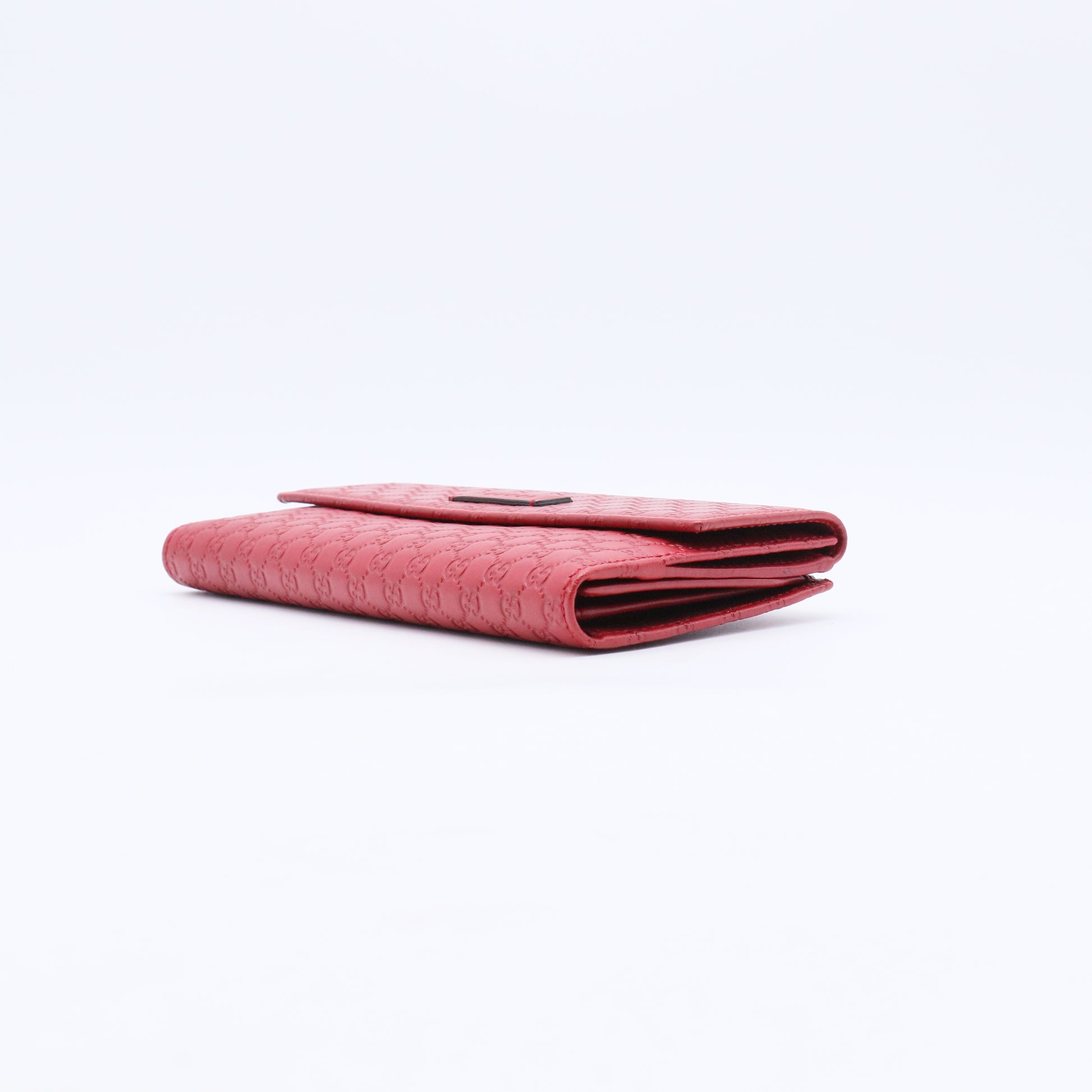 GG Microguccissima Leather Continental Flap Wallet W20860