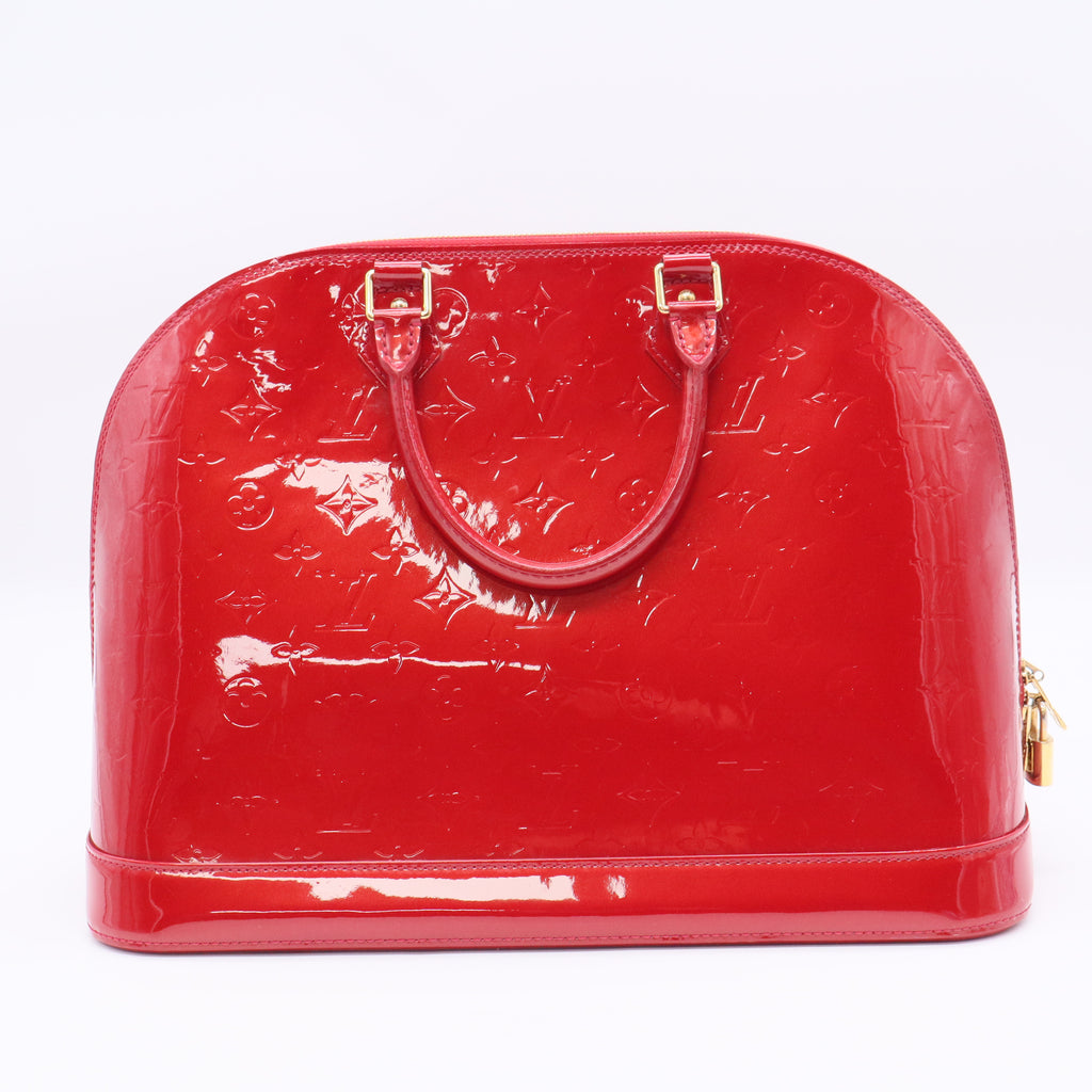 Alma Handbag Monogram Vernis GM Twins B20472