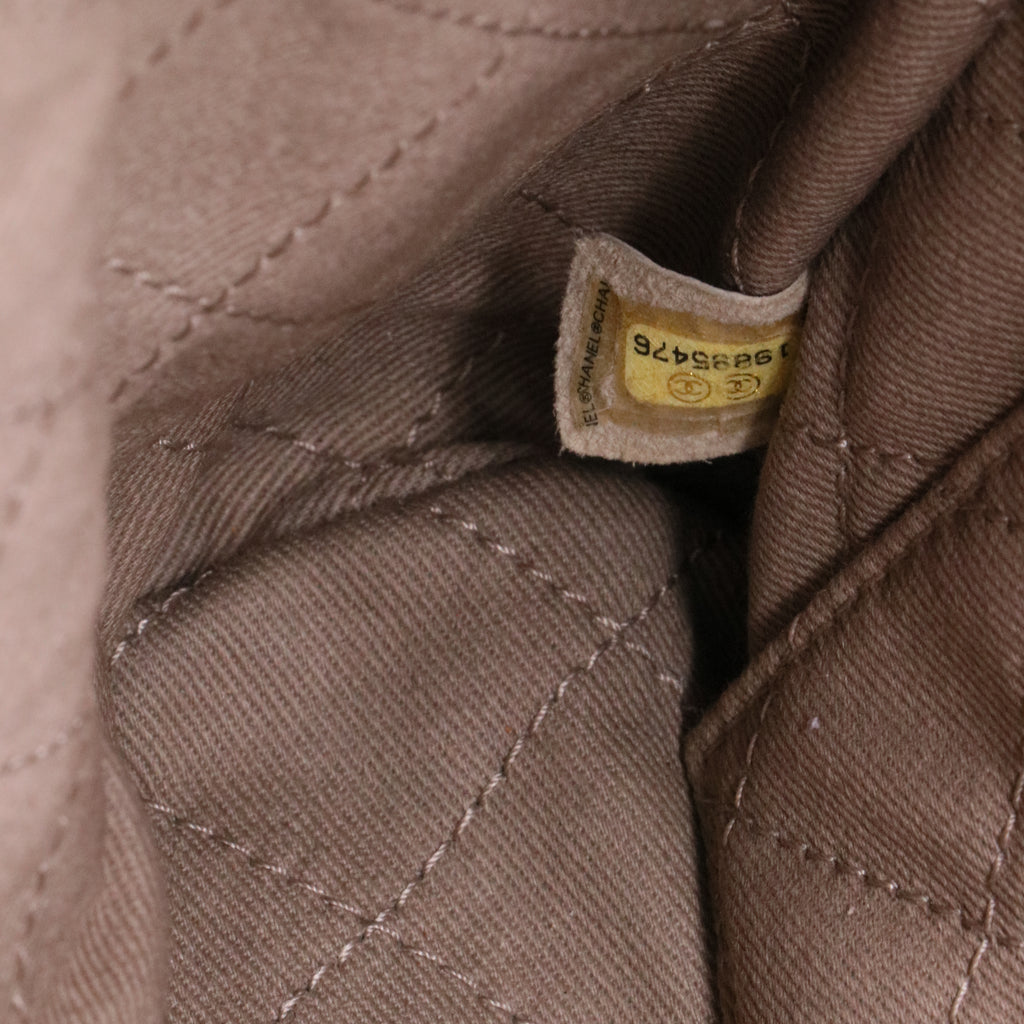 Covered CC Tote Quilted Caviar Medium