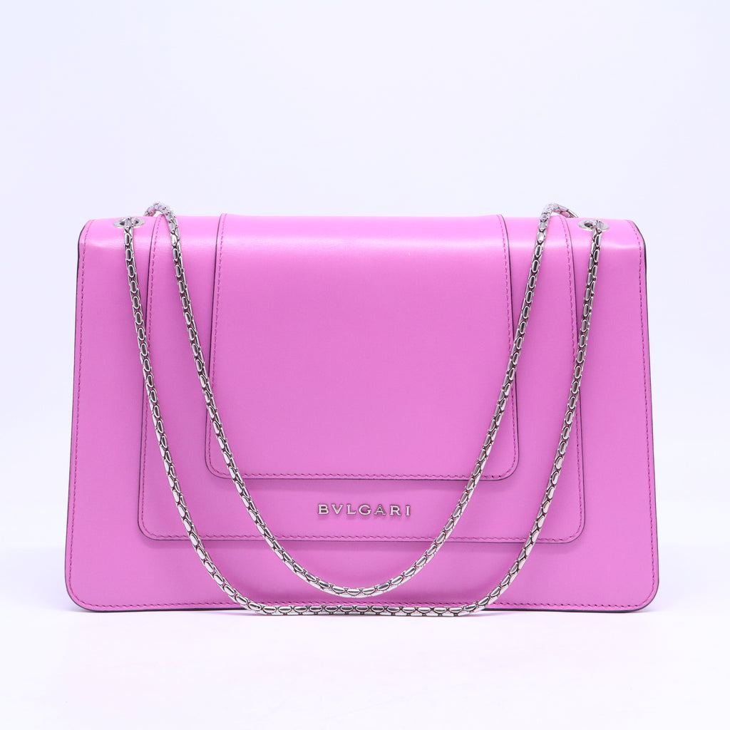 Calfskin Serpenti Forever Shoulder Bag Pink B21643