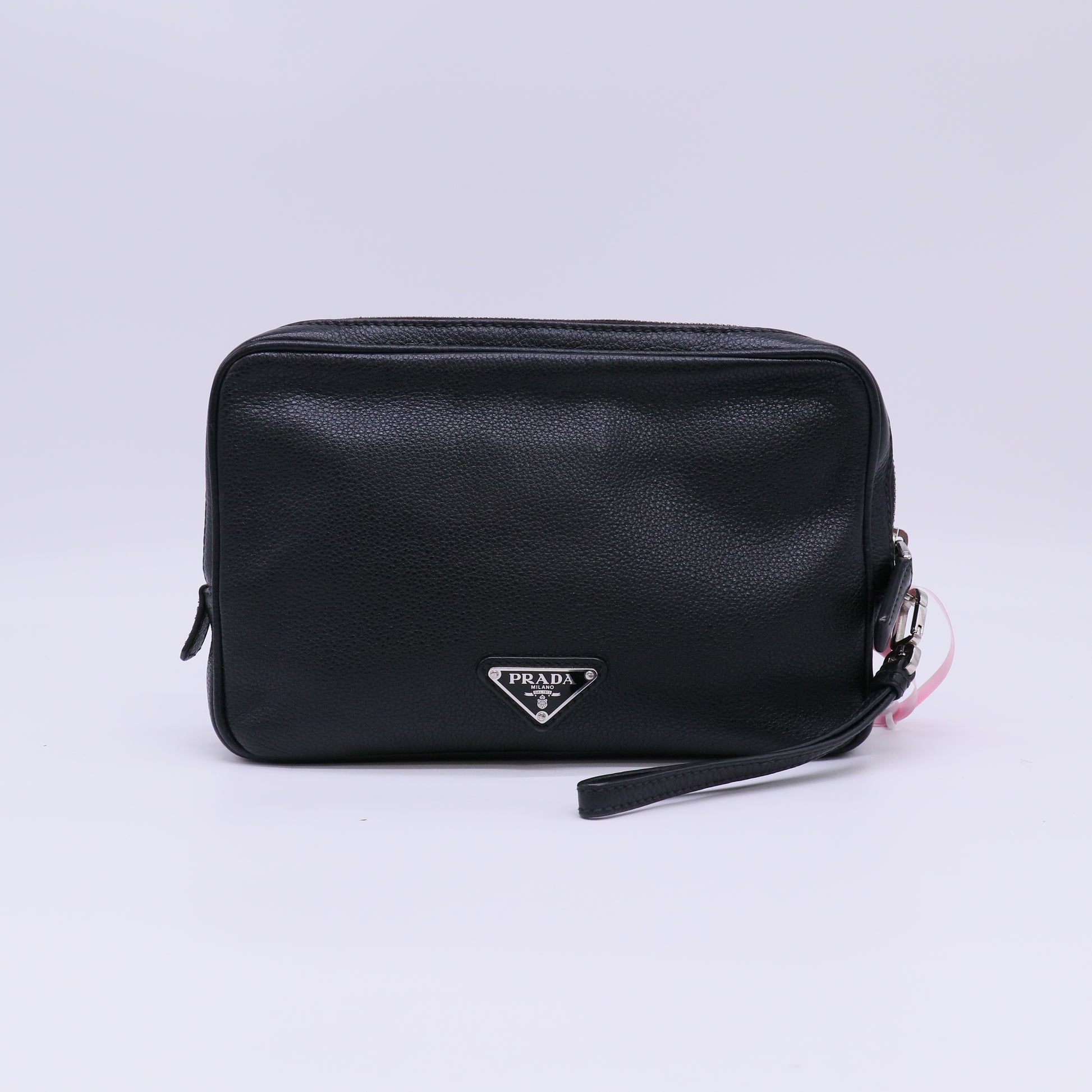 Prada Vitello Phenix Wristlet Clutch / Second Bag Twins LDJ4765