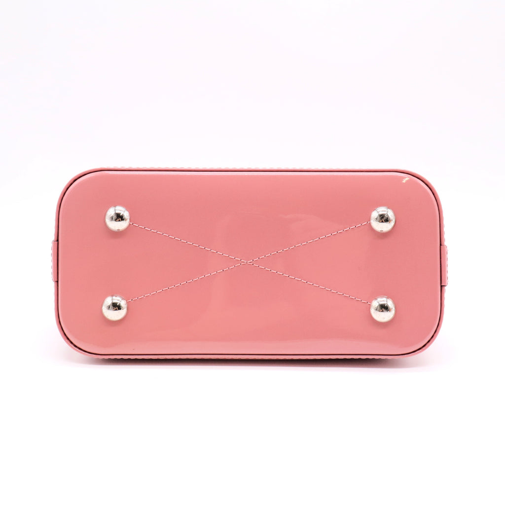 Louis Vuitton Pink Vernis Miroir Alma BB Leather Patent