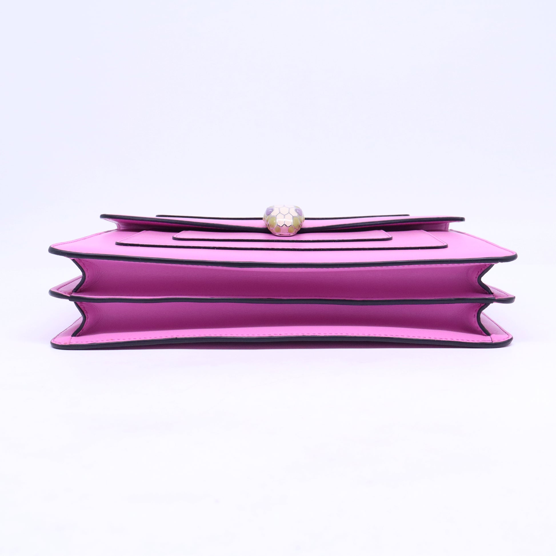 Calfskin Serpenti Forever Shoulder Bag Pink B21643