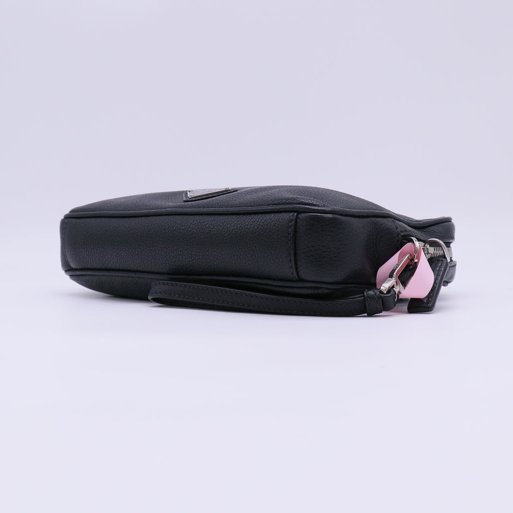 Prada Vitello Phenix Wristlet Clutch / Second Bag Twins LDJ4765