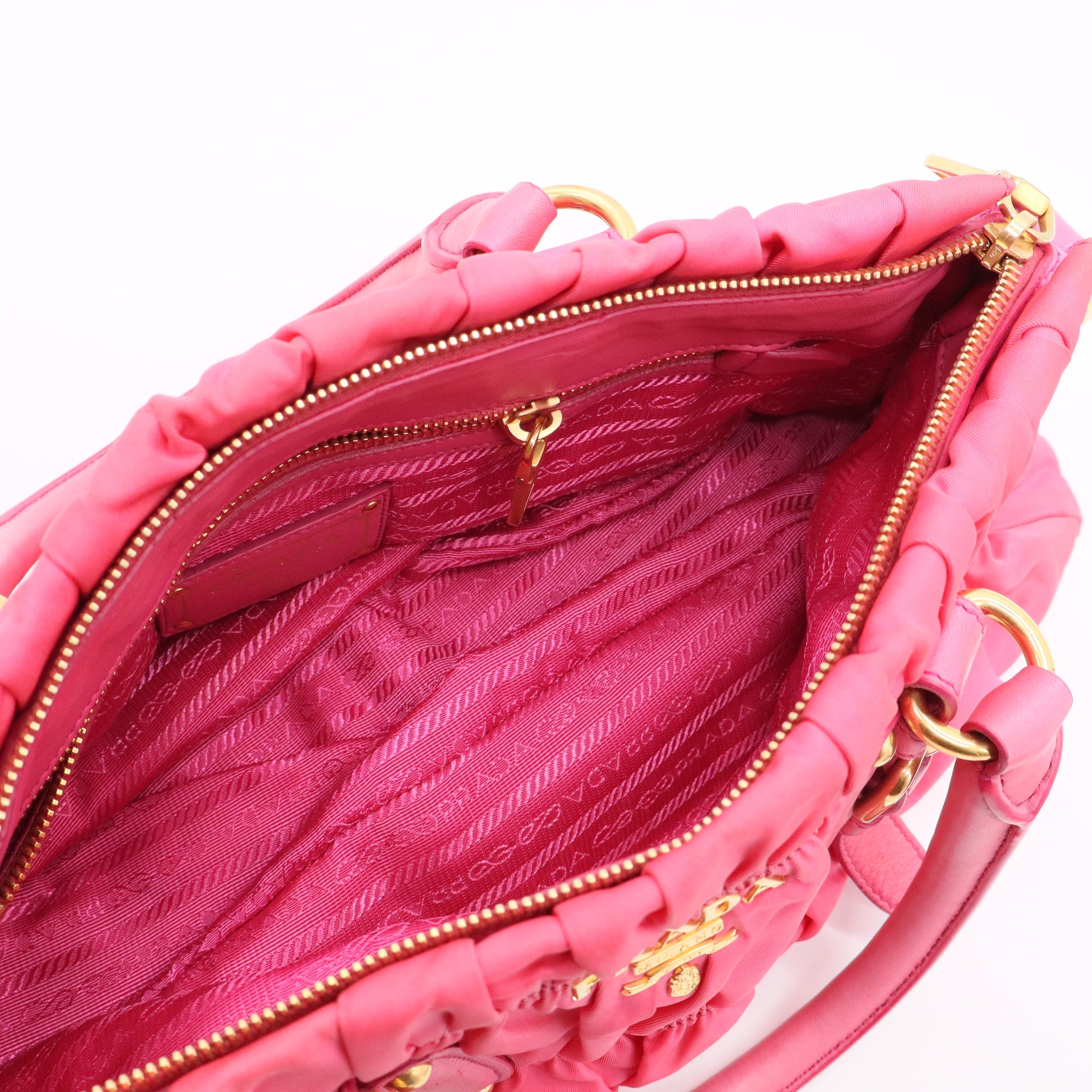 Gaufre Convertible Satchel Tessuto Medium