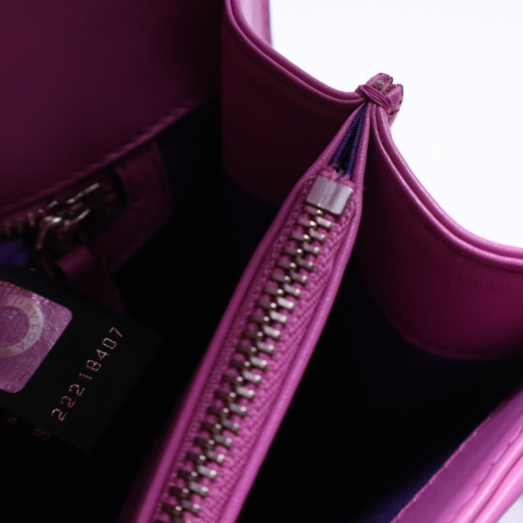 Calfskin Serpenti Forever Shoulder Bag Pink B21643