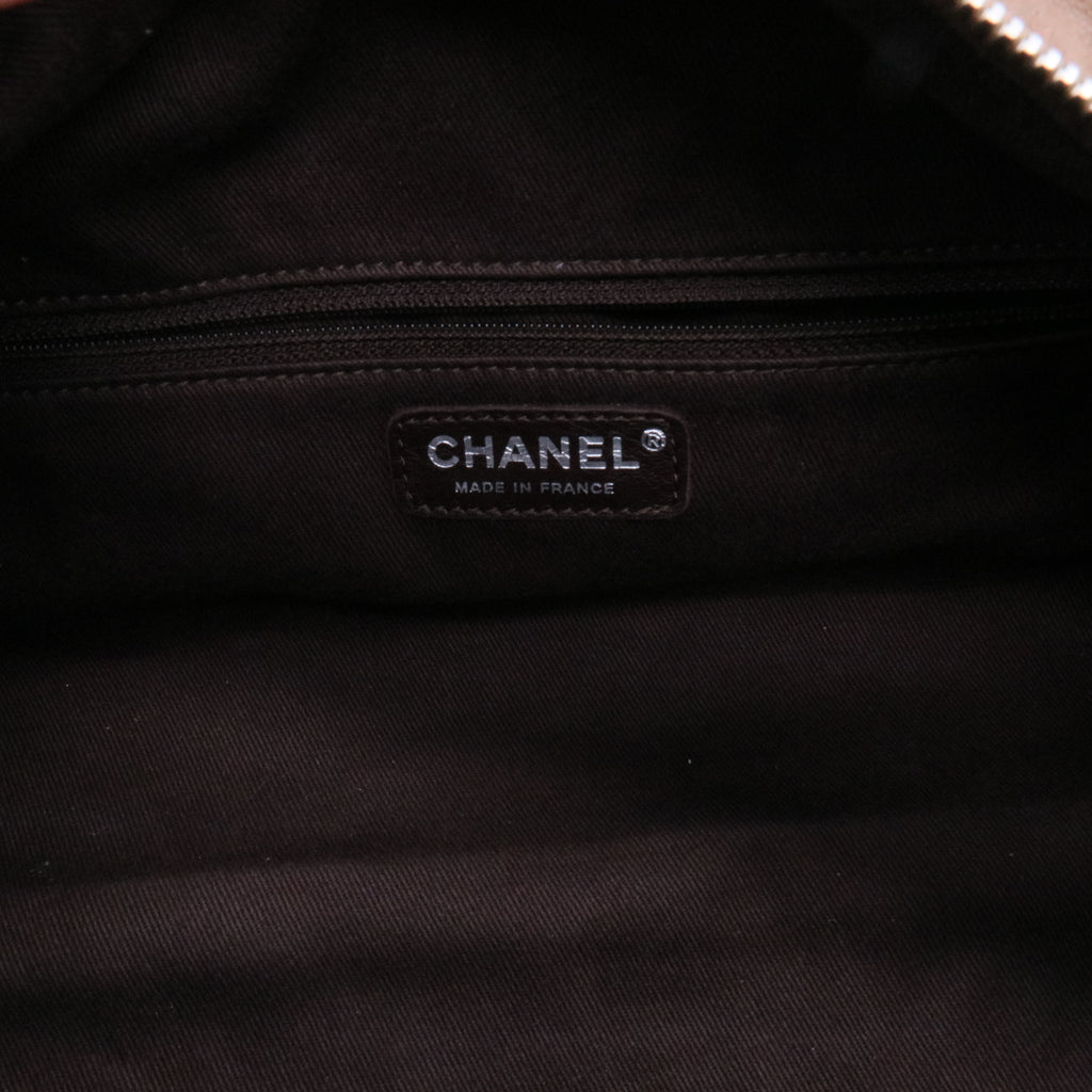 Casual Riviera Bowling Bag Quilted Calfskin Medium