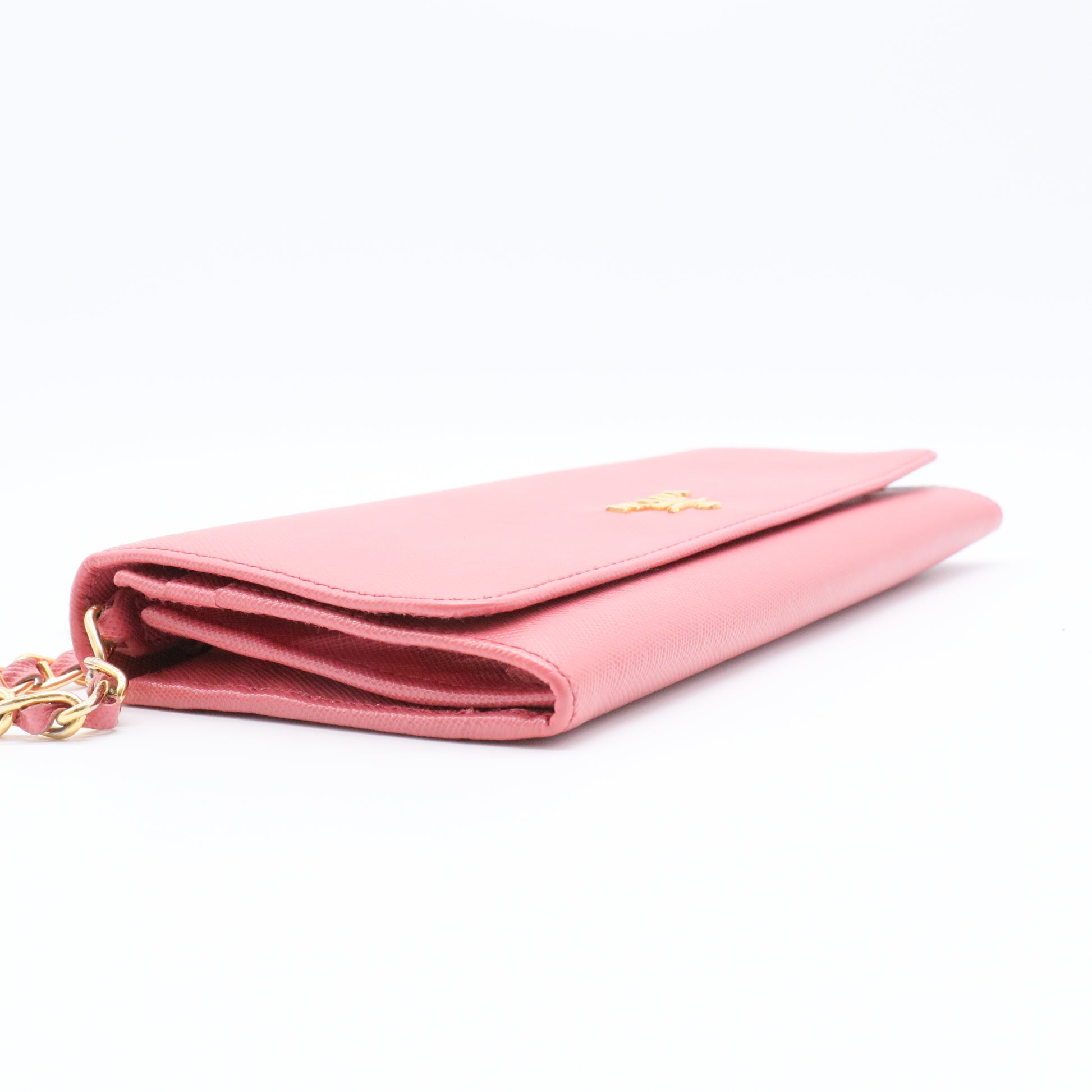 Saffiano Metal Continental Flap Wallet