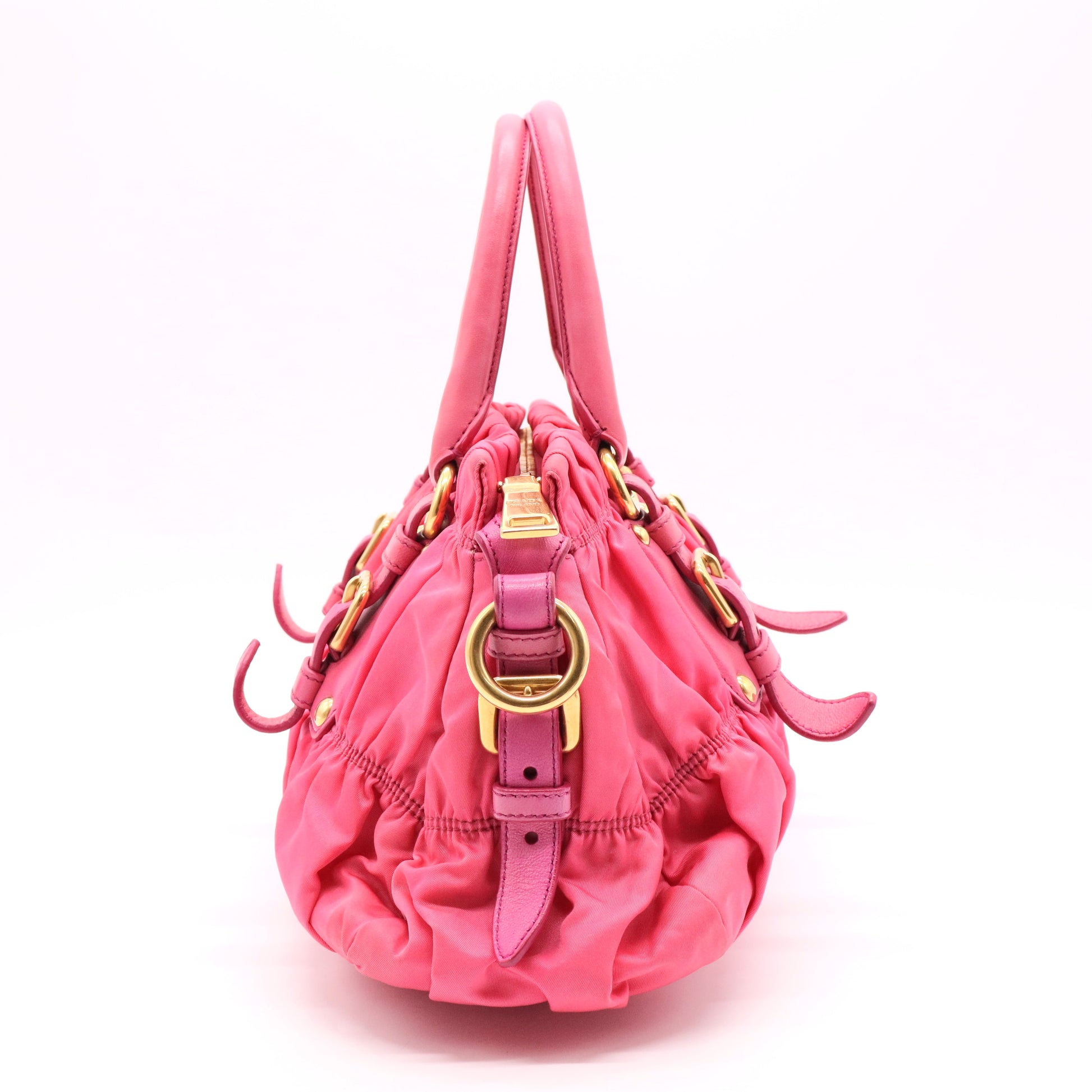 Gaufre Convertible Satchel Tessuto Medium