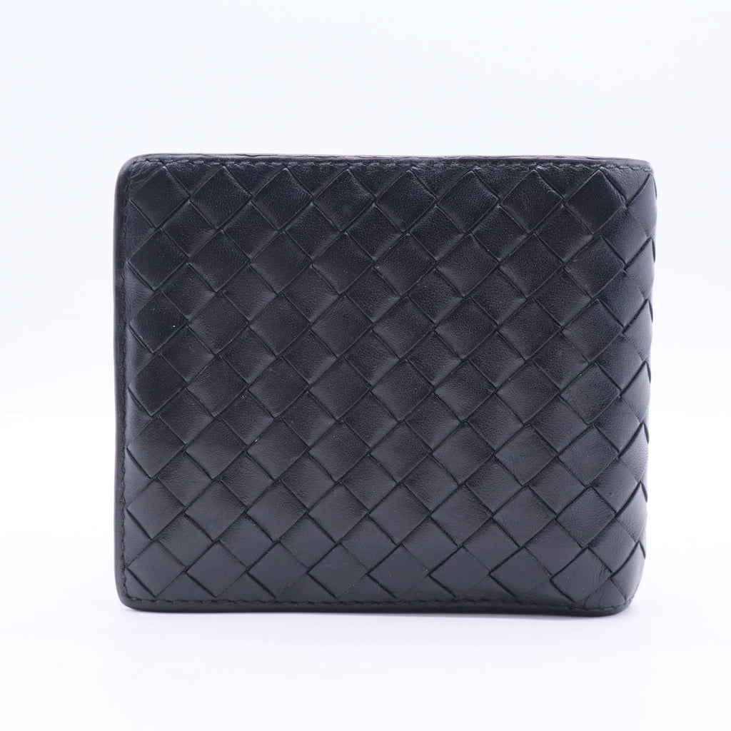 Intrecciato Leather Bifold Wallet Intrecciato Weave Bifold Wallet W20052