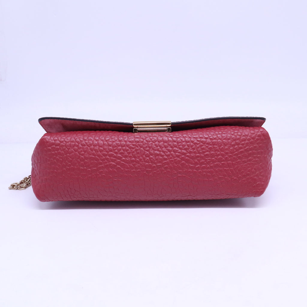 Signature Grain Medium Mildenhall Crossbody Bag Dark Plum W20899