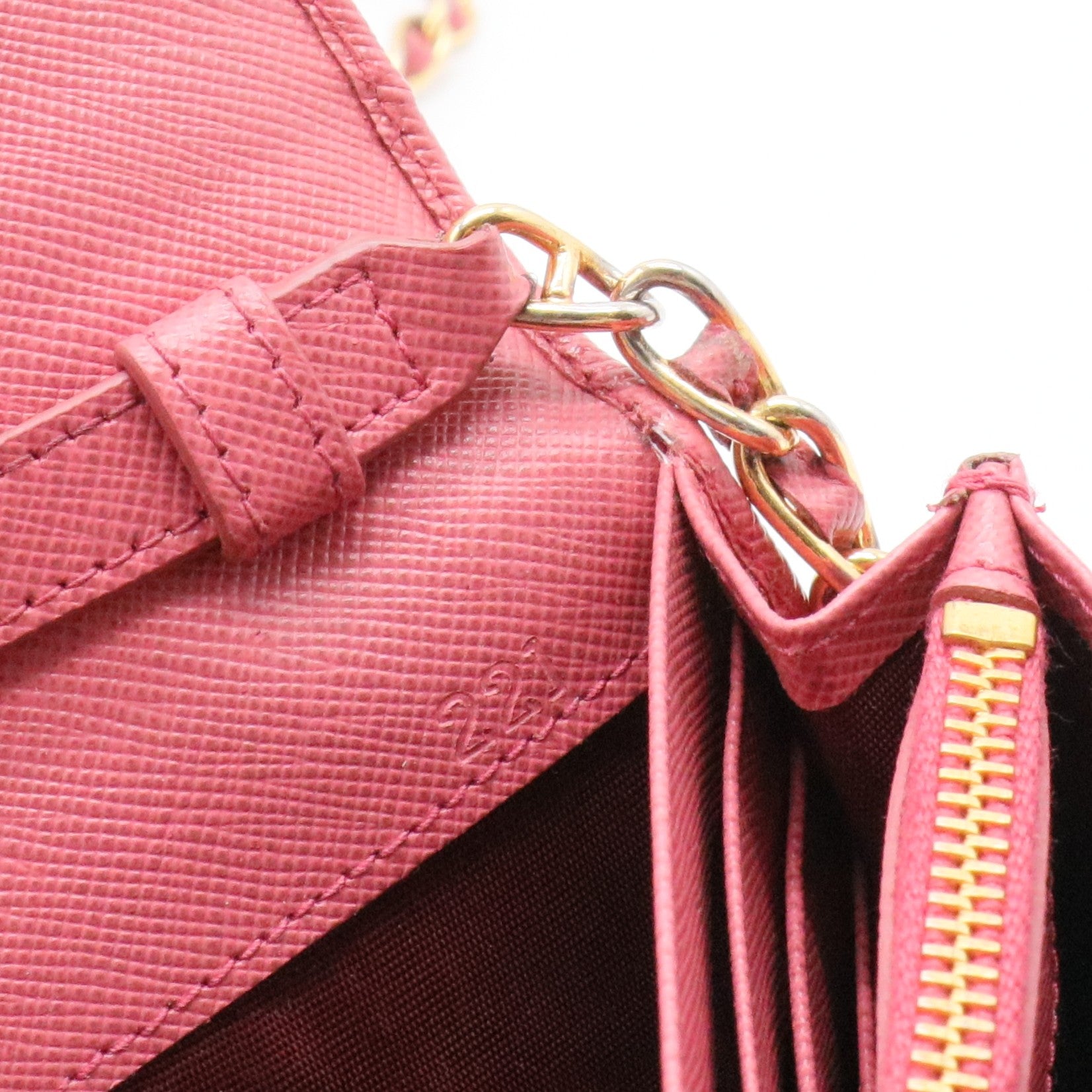 Saffiano Metal Continental Flap Wallet