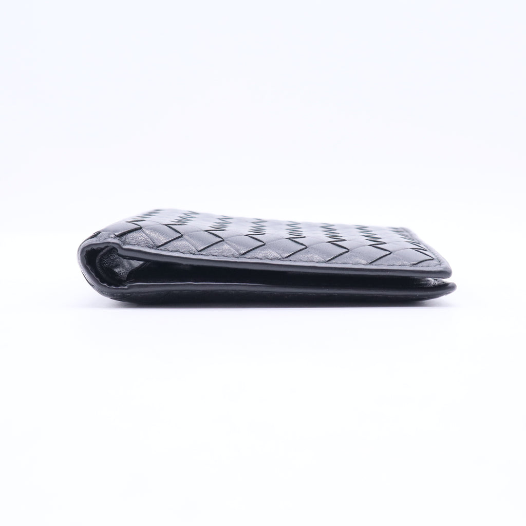 Intrecciato Leather Bifold Wallet Intrecciato Weave Bifold Wallet W20052