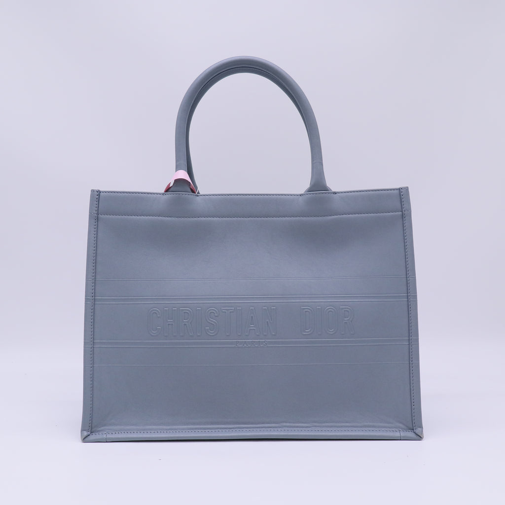 Christian Dior Smooth Calfskin Medium Book Tote Bag Twins LDJ4764