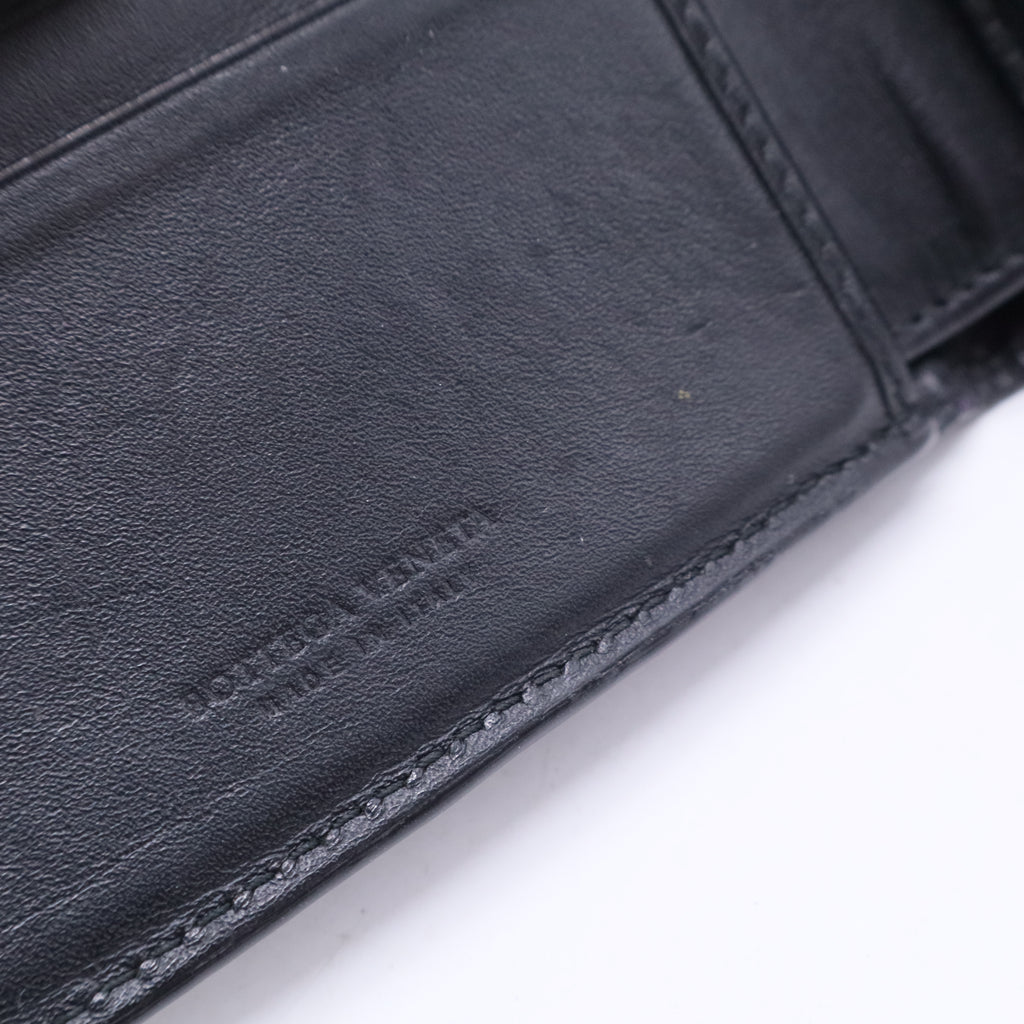 Intrecciato Leather Bifold Wallet Intrecciato Weave Bifold Wallet W20052