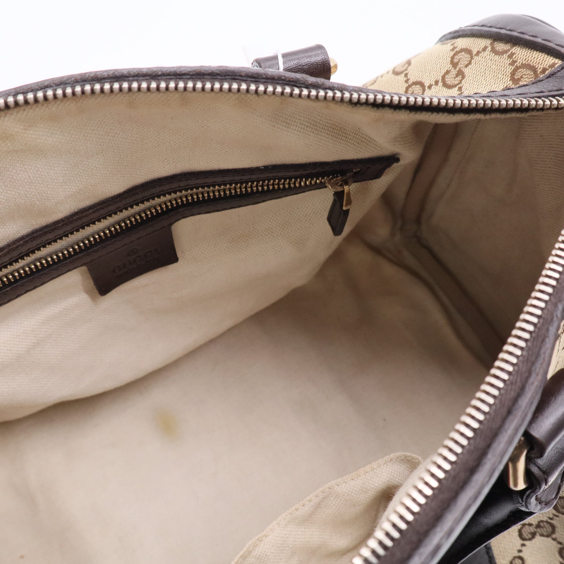 Gucci Vintage Web Original GG Boston Bag Medium Twins LDJ3320