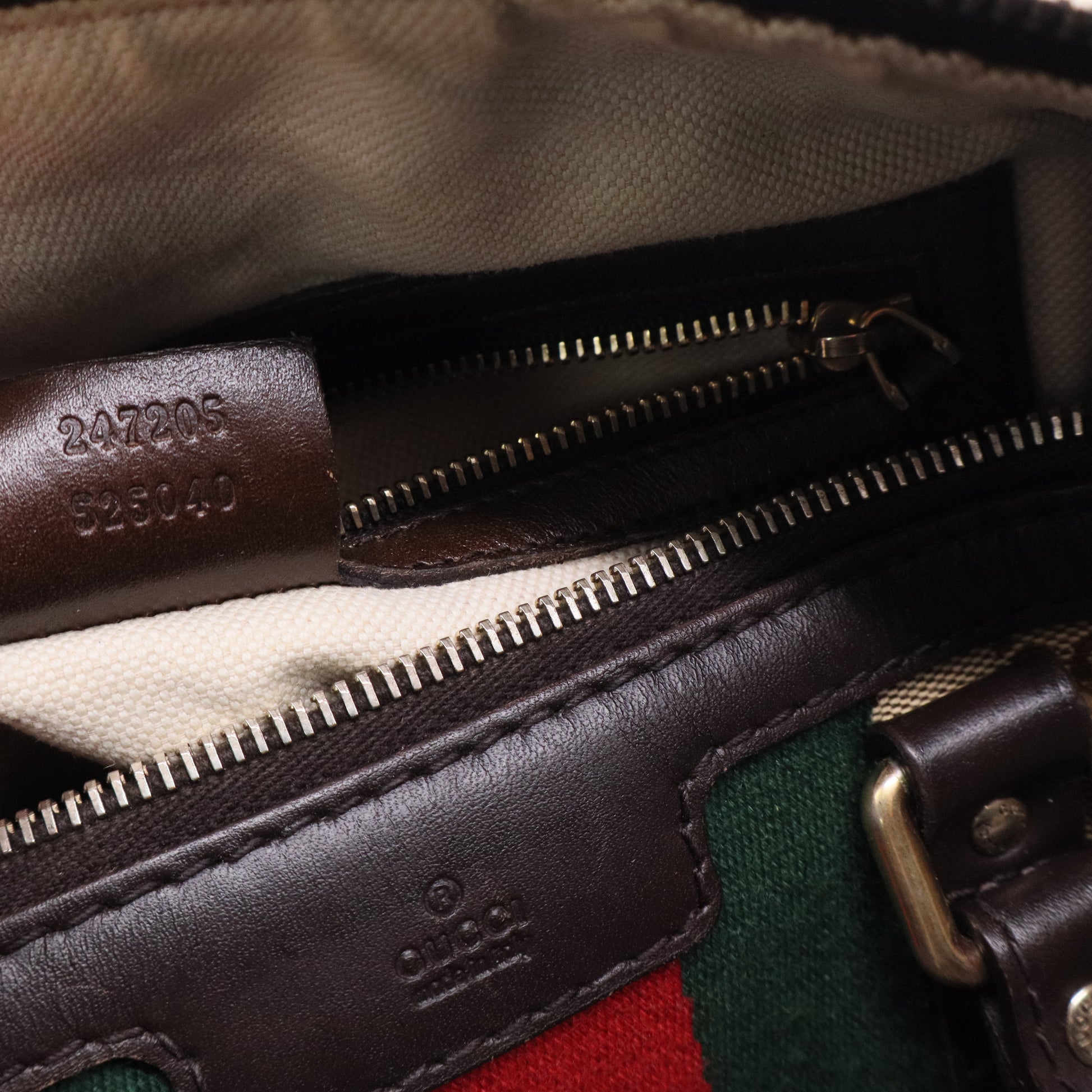 Gucci Vintage Web Original GG Boston Bag Medium Twins LDJ3320