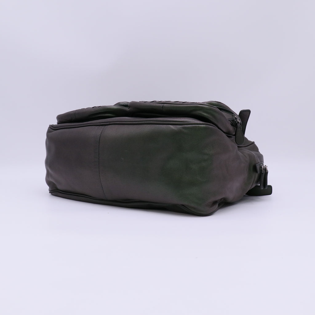 Bottega Veneta Intrecciato Nappa Leather Double Pocket Shoulder Bag Twins LDJ4758