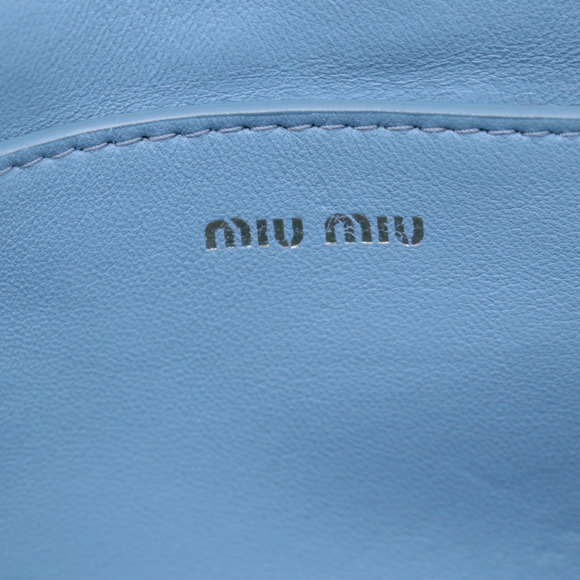 Miu Miu Matelassé Jewel Chain Clutch Bag B21103