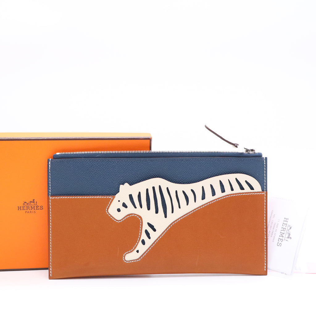 Hermes Roo Roo Pouch Togo and Epsom Twins LDJ3842