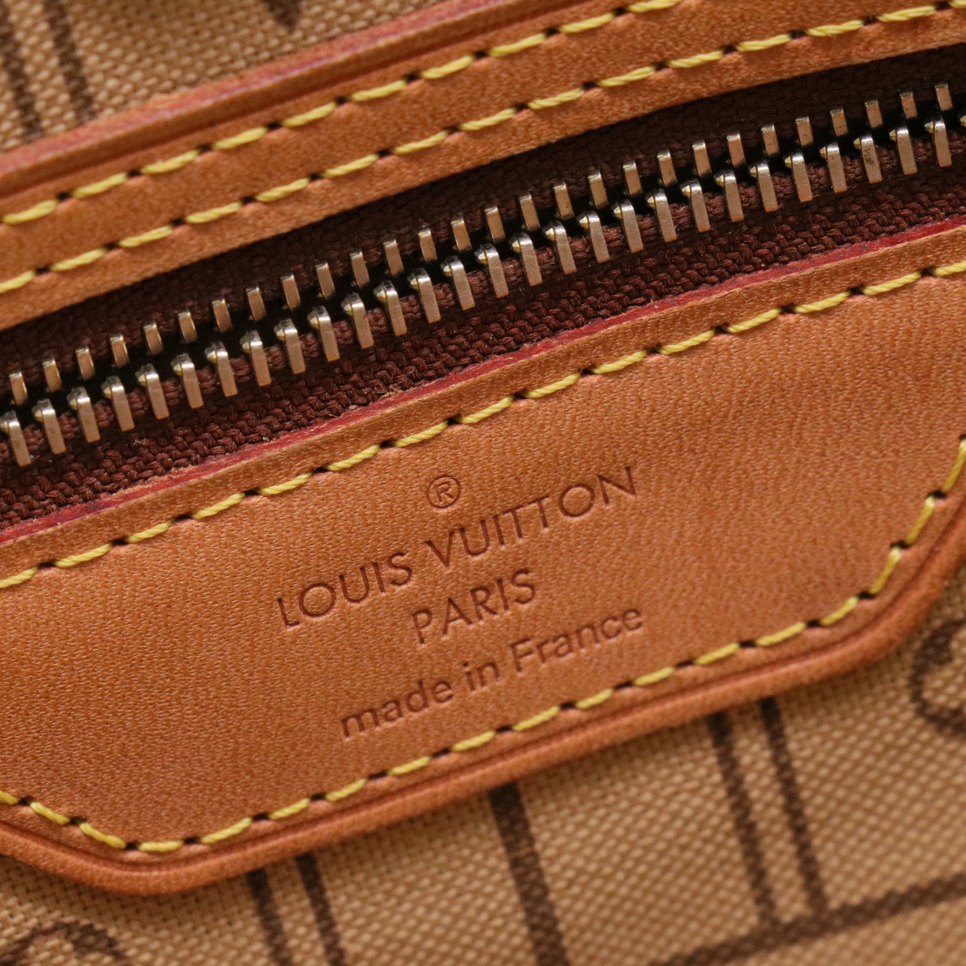 Brown Monogram Canvas Neverfull MM Tote Bag