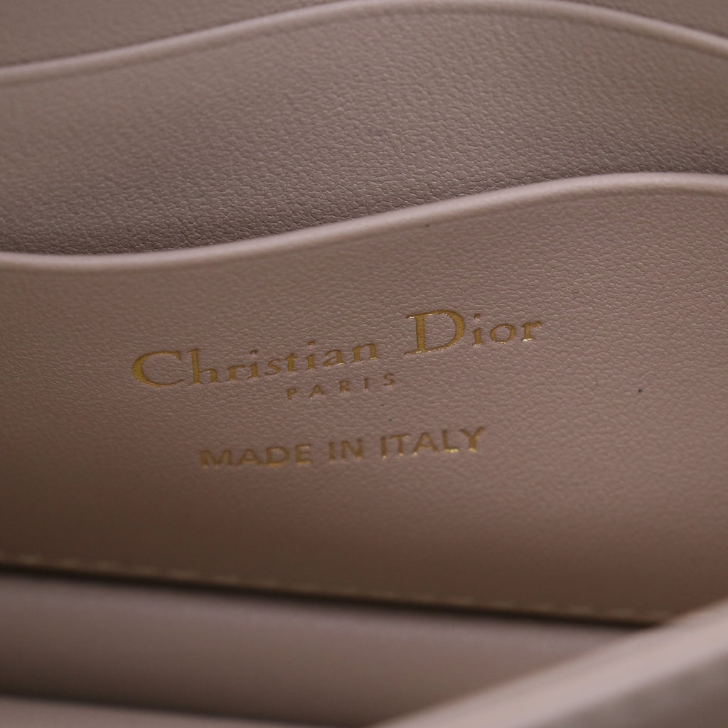 My Dior Daily Pouch with Chain Black Cannage Lambskin twins LDJ3907