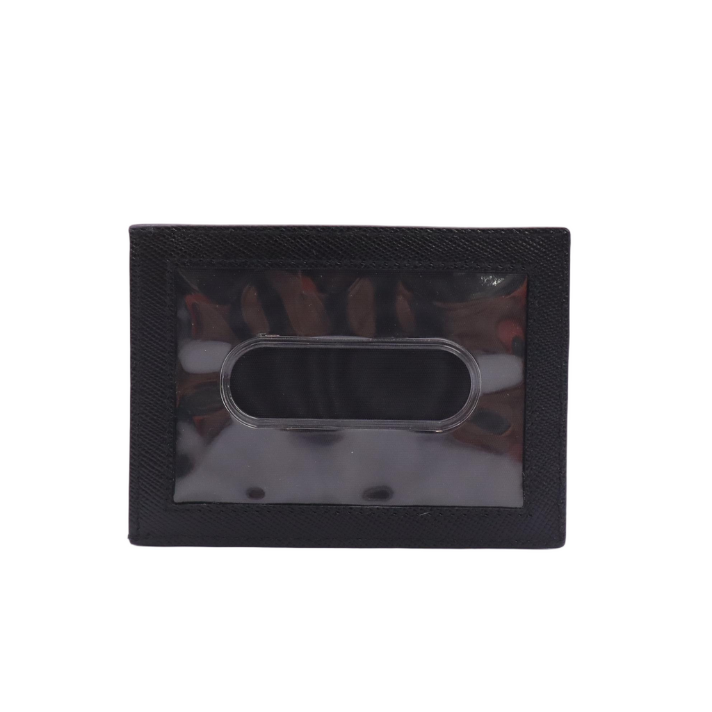 Saffiano Metal Leather Card Holder W23509