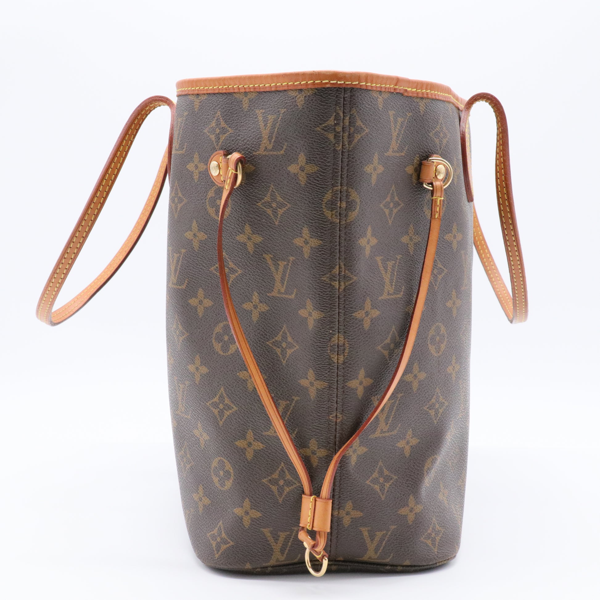 Brown Monogram Canvas Neverfull MM Tote Bag
