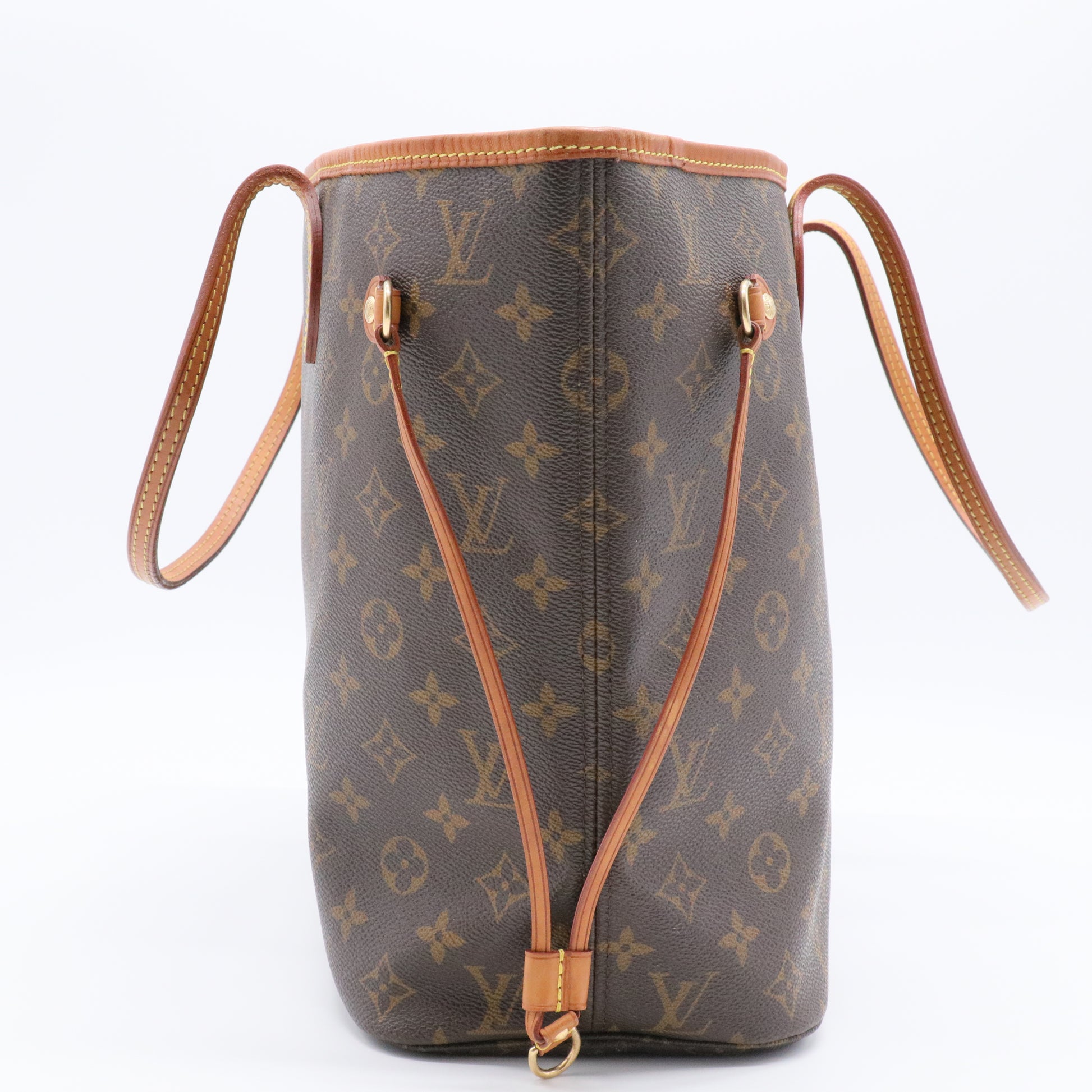 Brown Monogram Canvas Neverfull MM Tote Bag