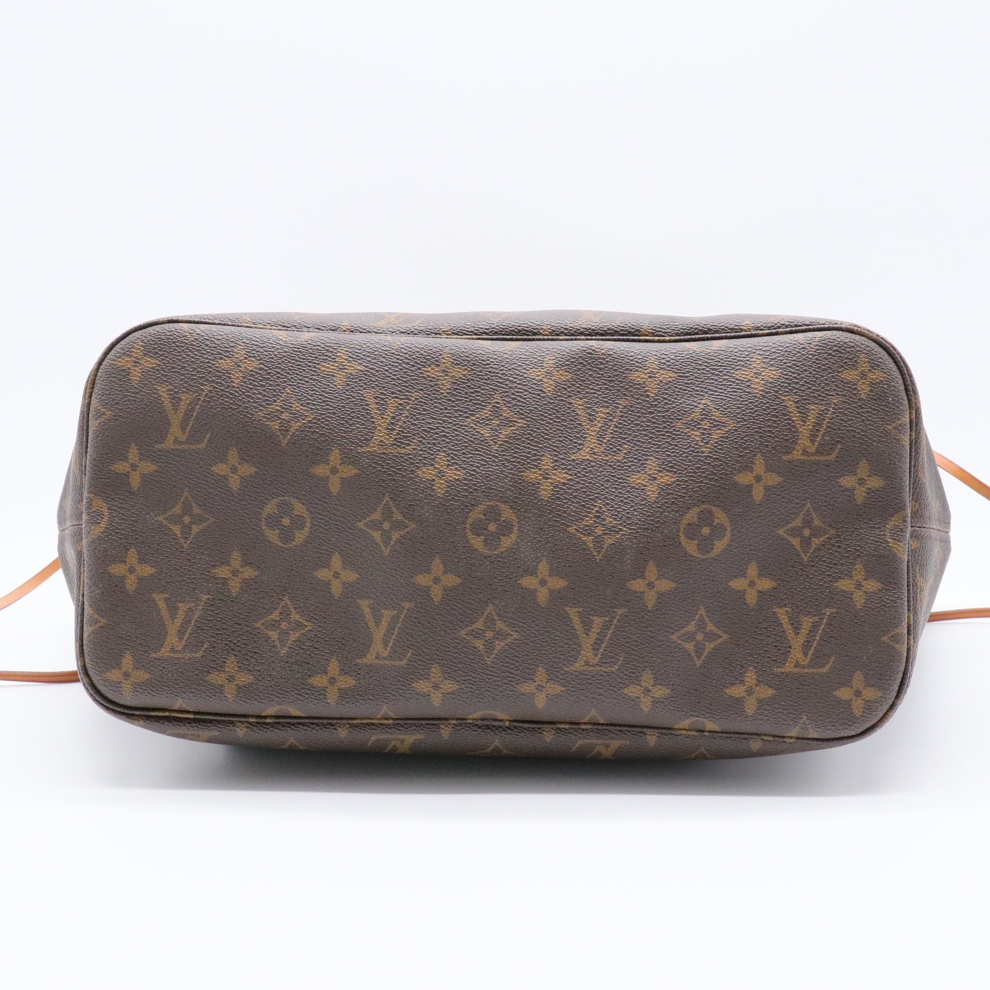 Brown Monogram Canvas Neverfull MM Tote Bag