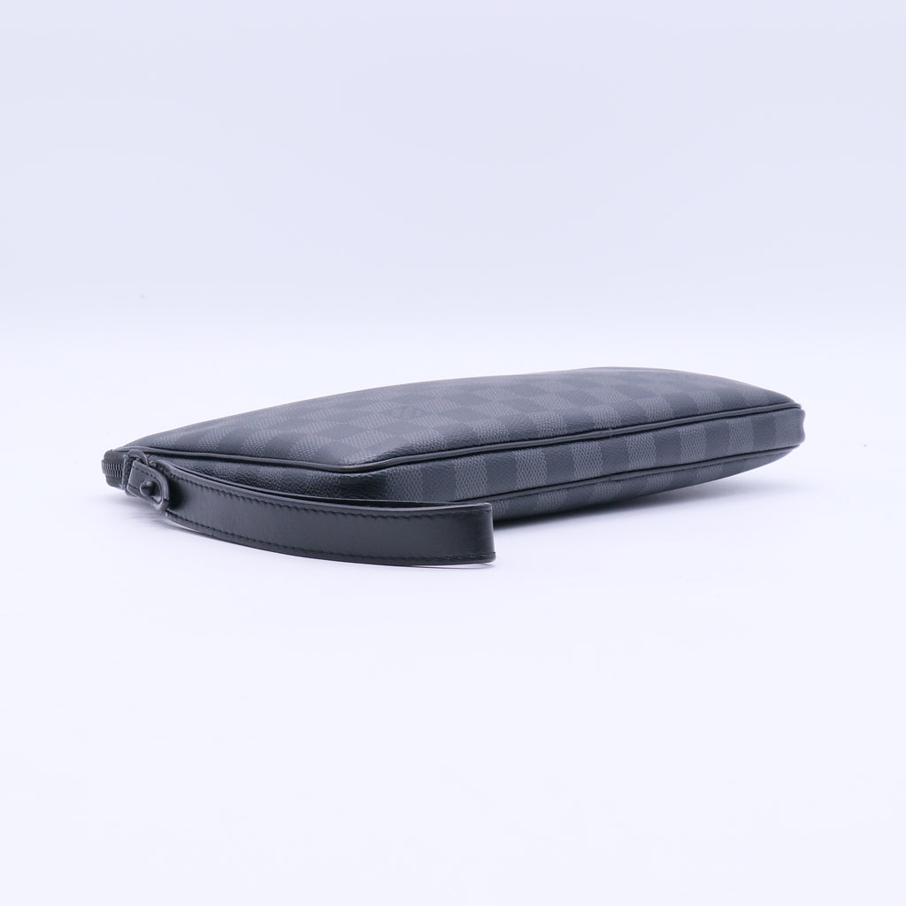 Louis Vuitton Damier Eclipse Canvas Kasai Clutch Bag twins LDJ3910