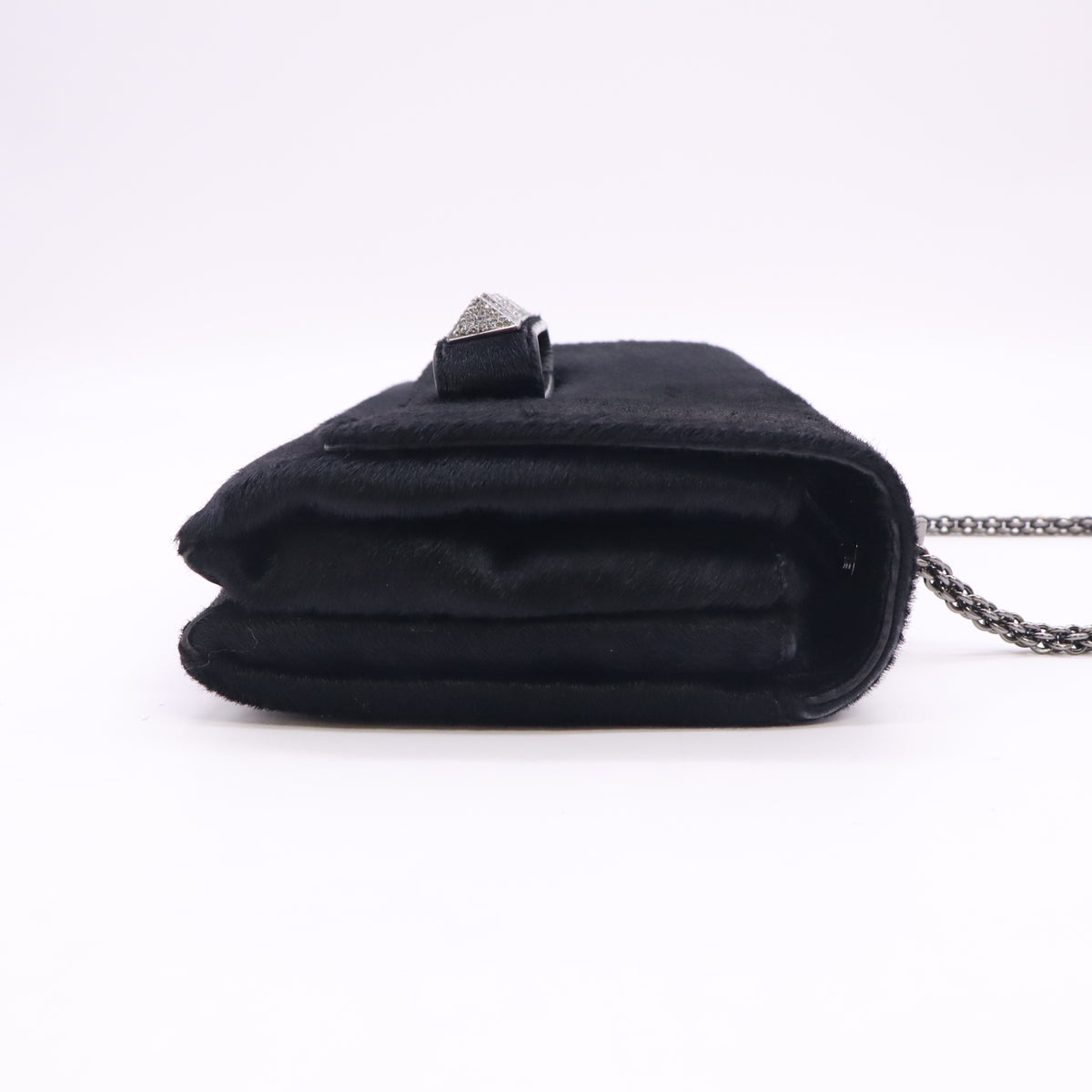 Valentino Garavani Va Va Voom Crystal-Encrusted Studs Shoulder Bag B24466