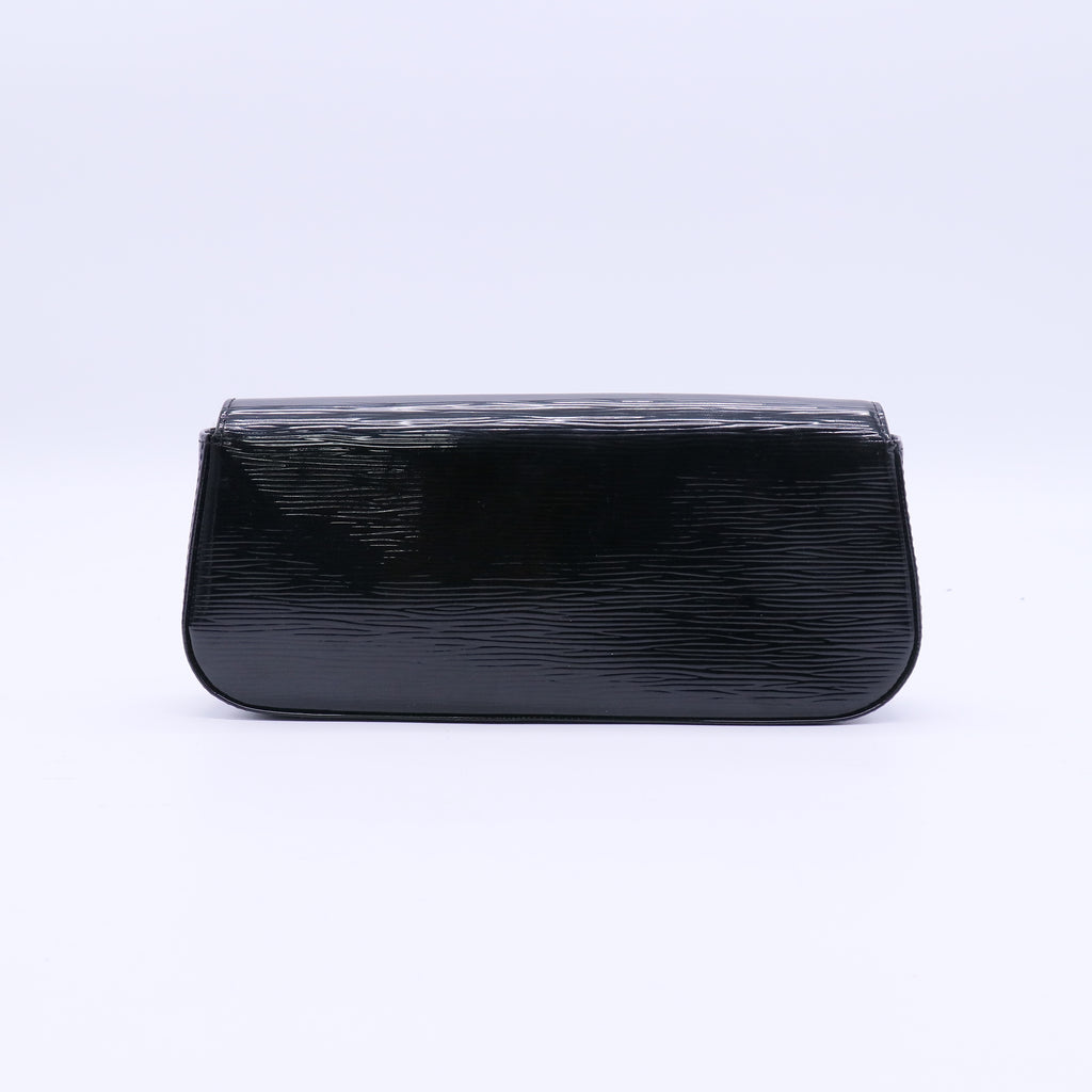 Louis Vuitton Black Electric Epi Leather Pochette SoBe Clutch Bag twins LDJ3902