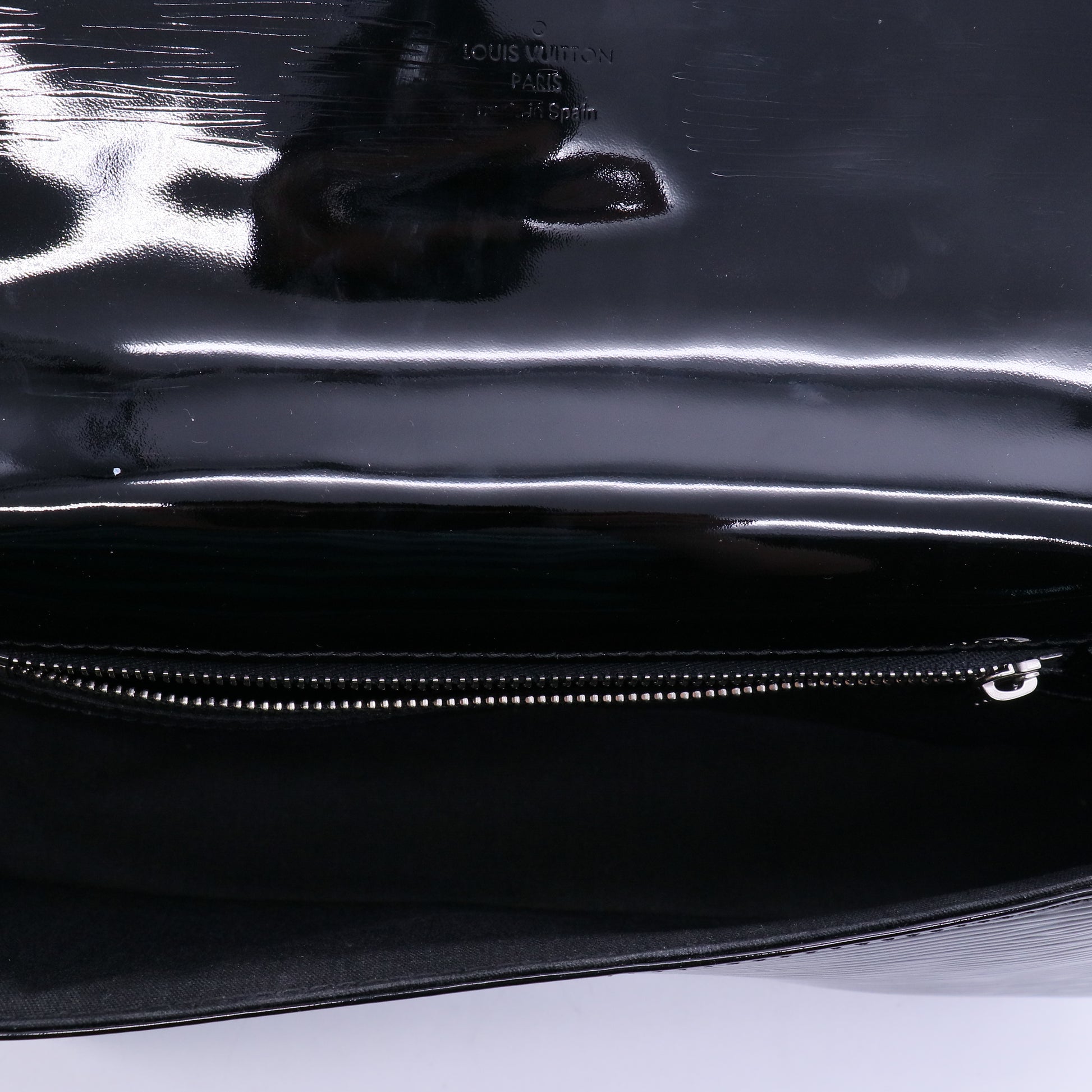 Louis Vuitton Black Electric Epi Leather Pochette SoBe Clutch Bag twins LDJ3902