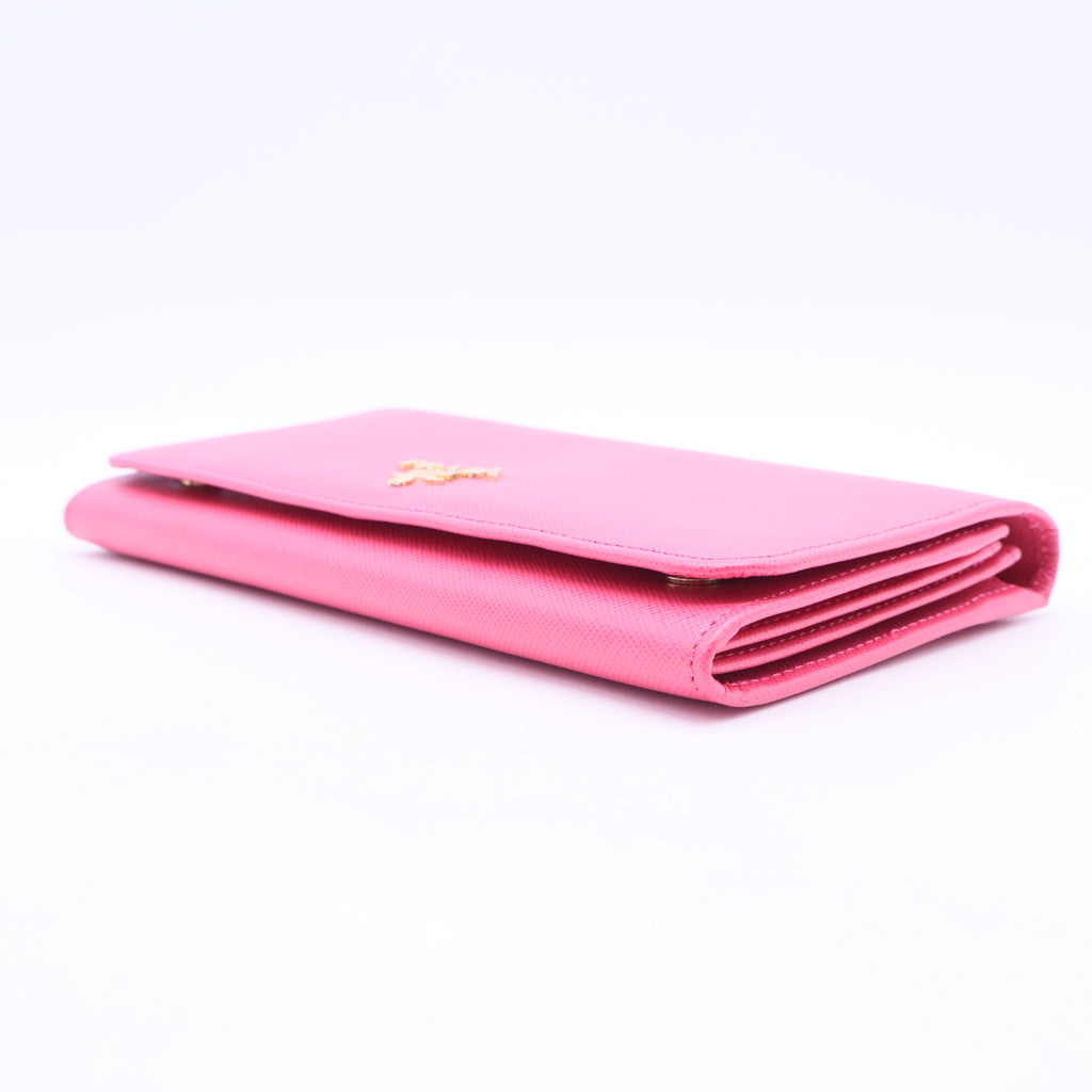 Saffiano Metal Leather Continental Wallet W20078