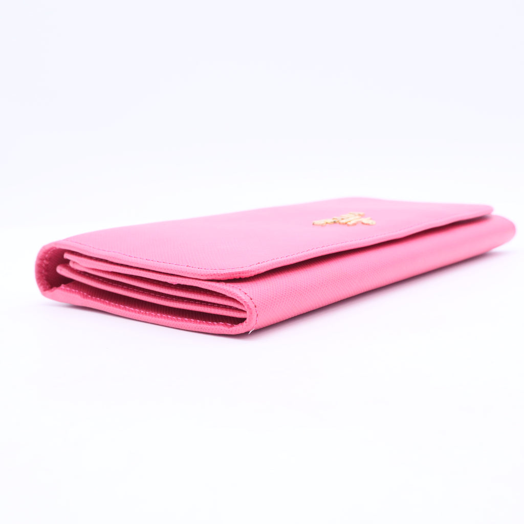 Saffiano Metal Leather Continental Wallet W20078