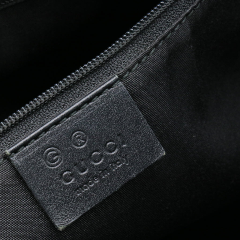 Boston GG Canvas Shoulder Bag Green For Gisel