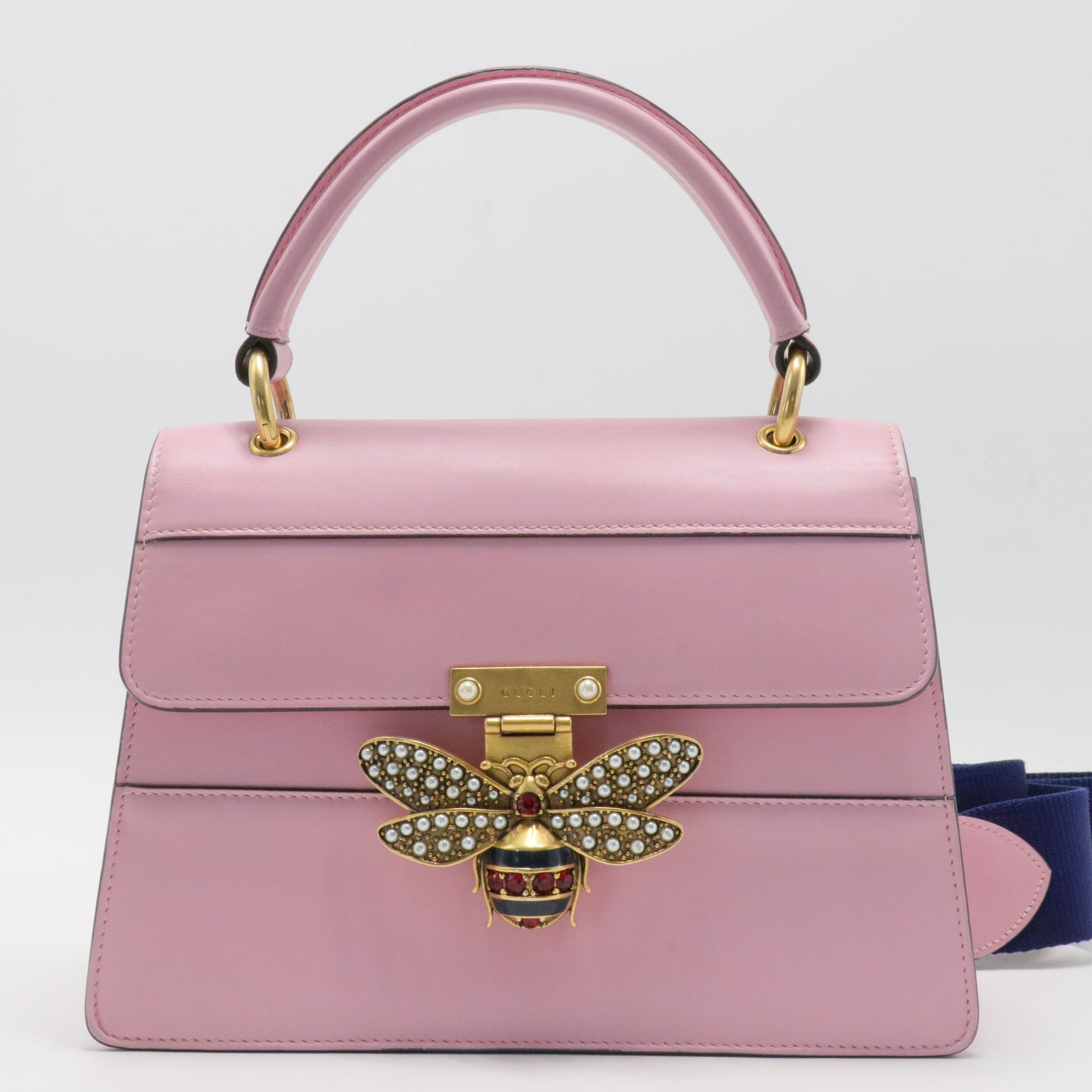 Queen Margaret Top Handle Bag Leather Small