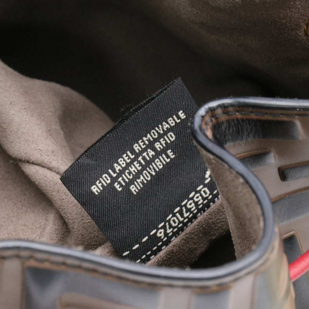 Mon Tresor Bucket Bag Zucca Embossed Leather For Gisel