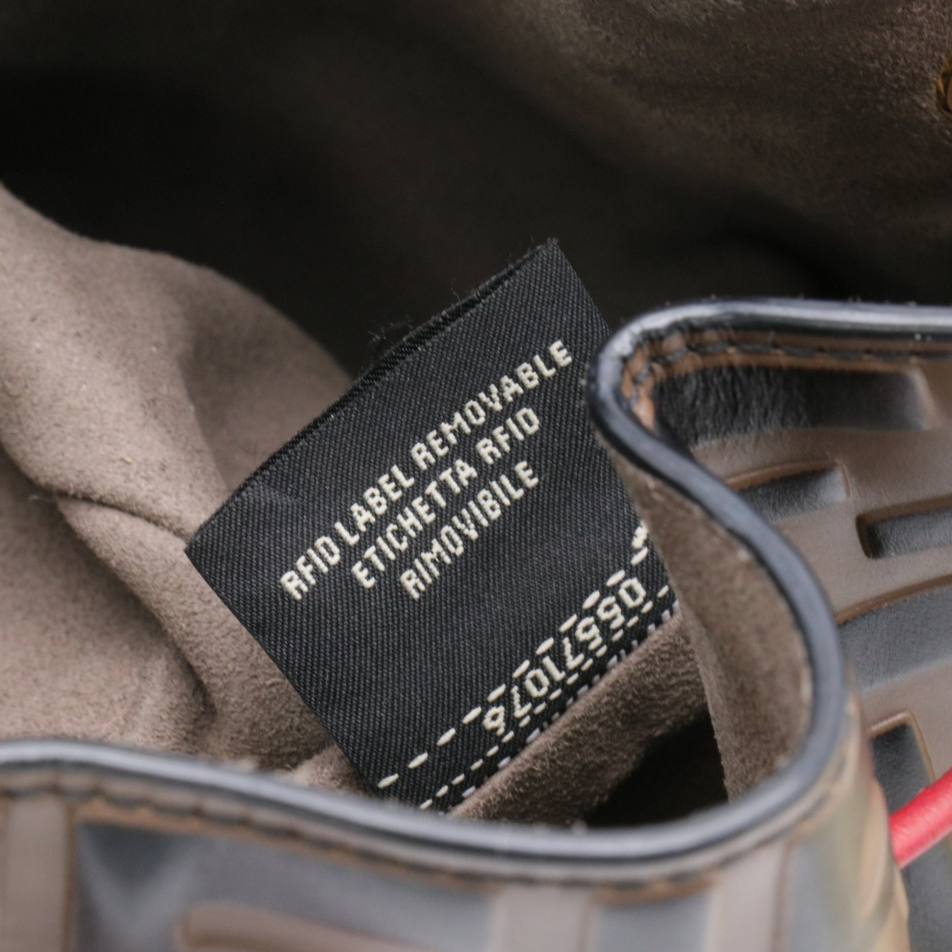 Mon Tresor Bucket Bag Zucca Embossed Leather For Gisel