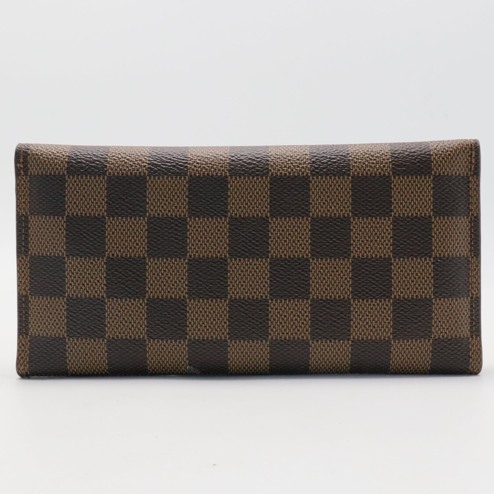 Damier Ebene Josephine Wallet Red